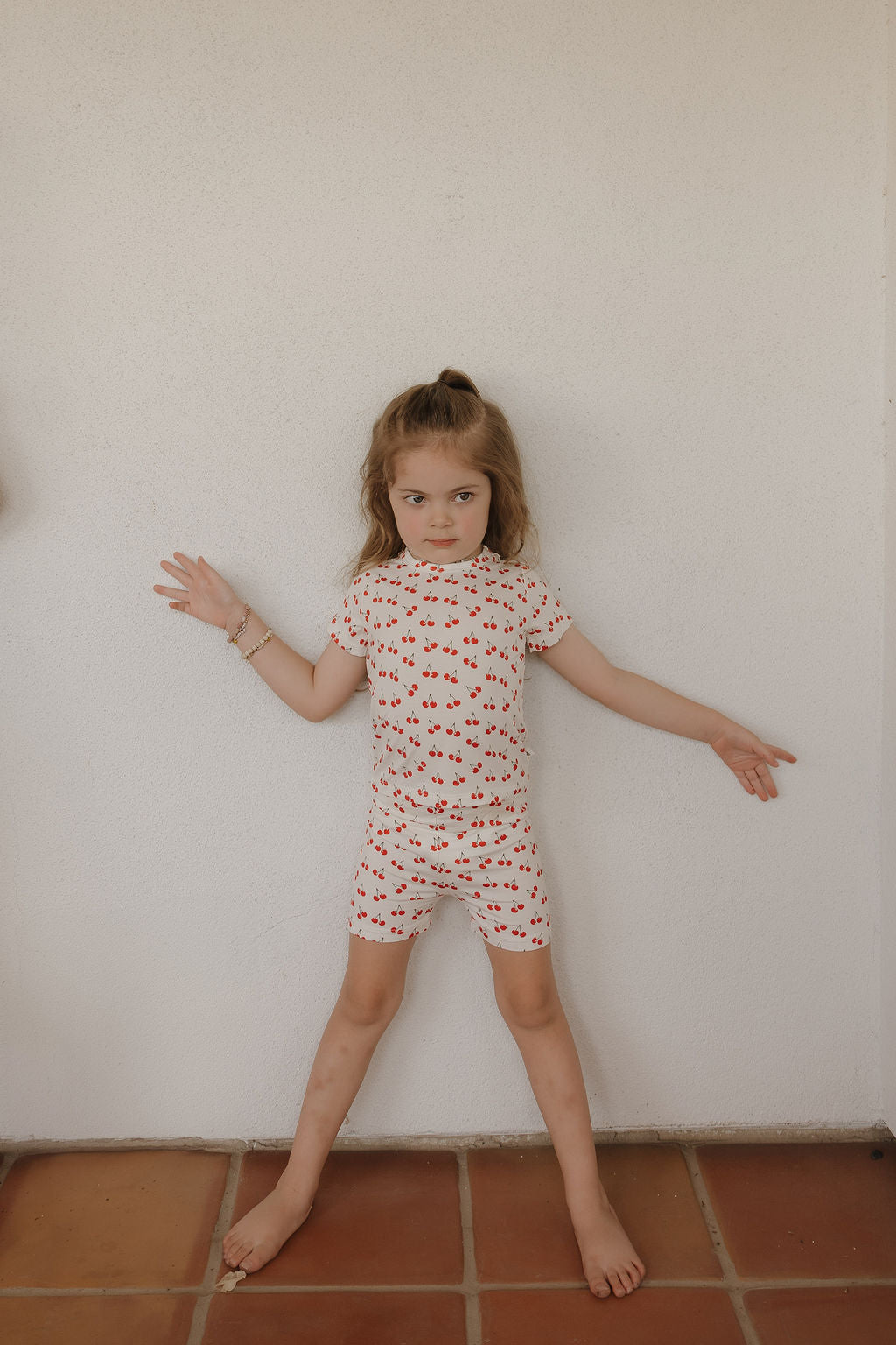 Bamboo Short Set | Sweetheart Cherries