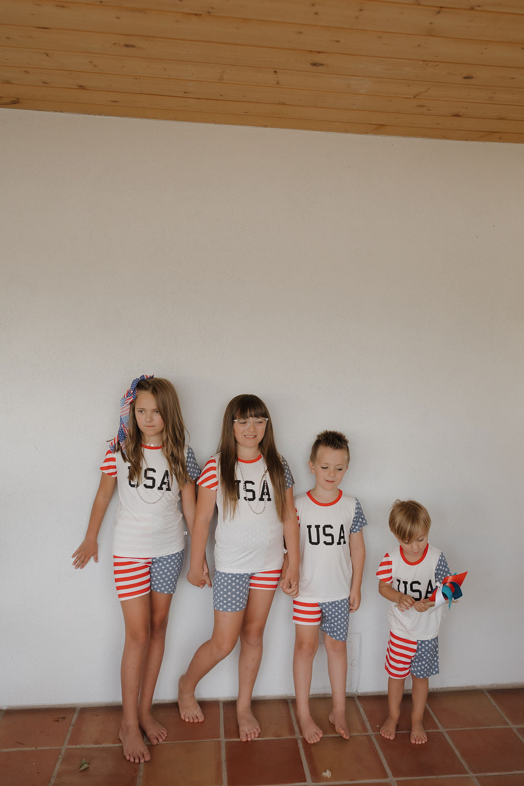 Bamboo Short Set | Stars & Stripes