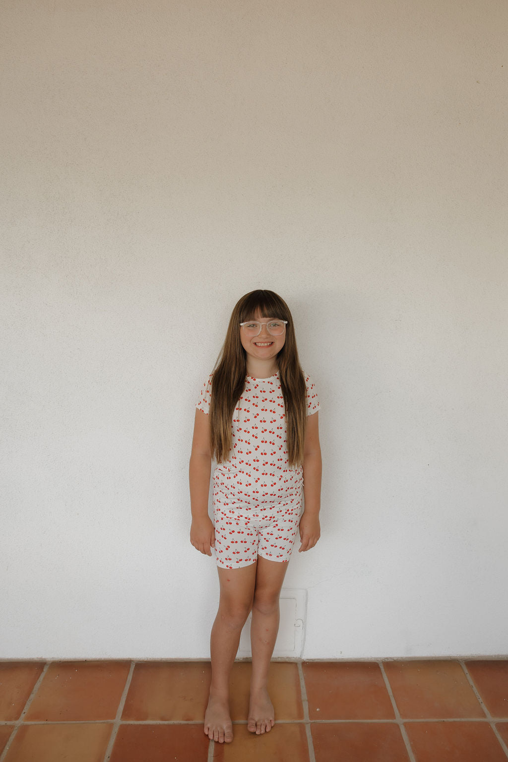 Bamboo Short Set | Sweetheart Cherries