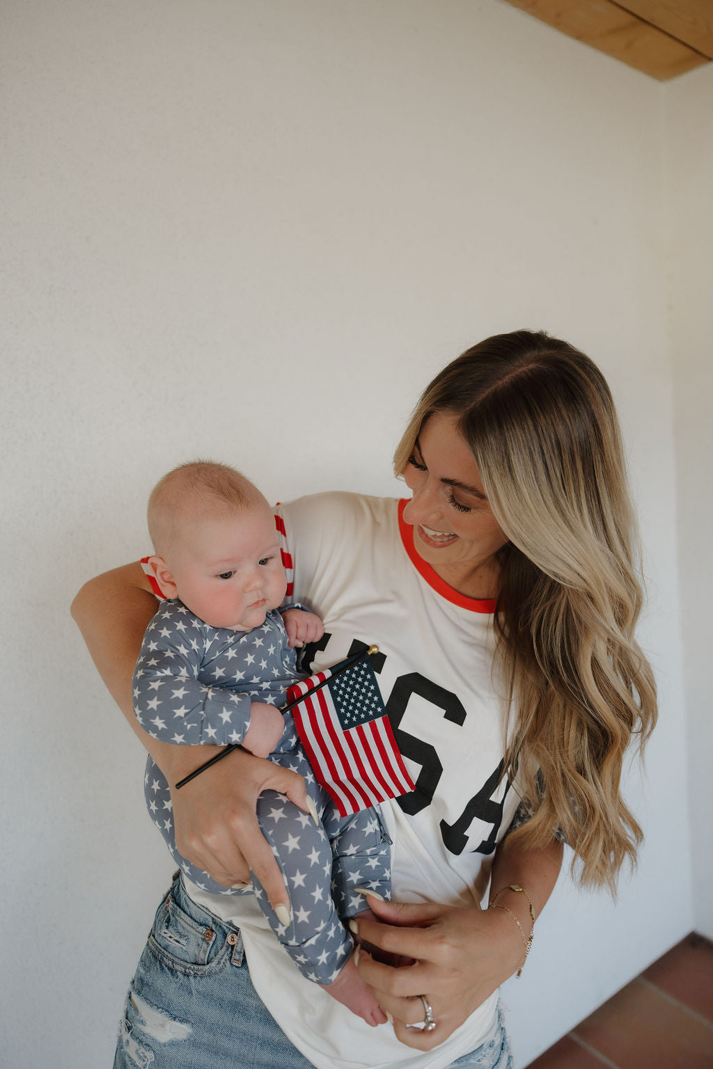 Bamboo Zip Pajamas | Star Spangled