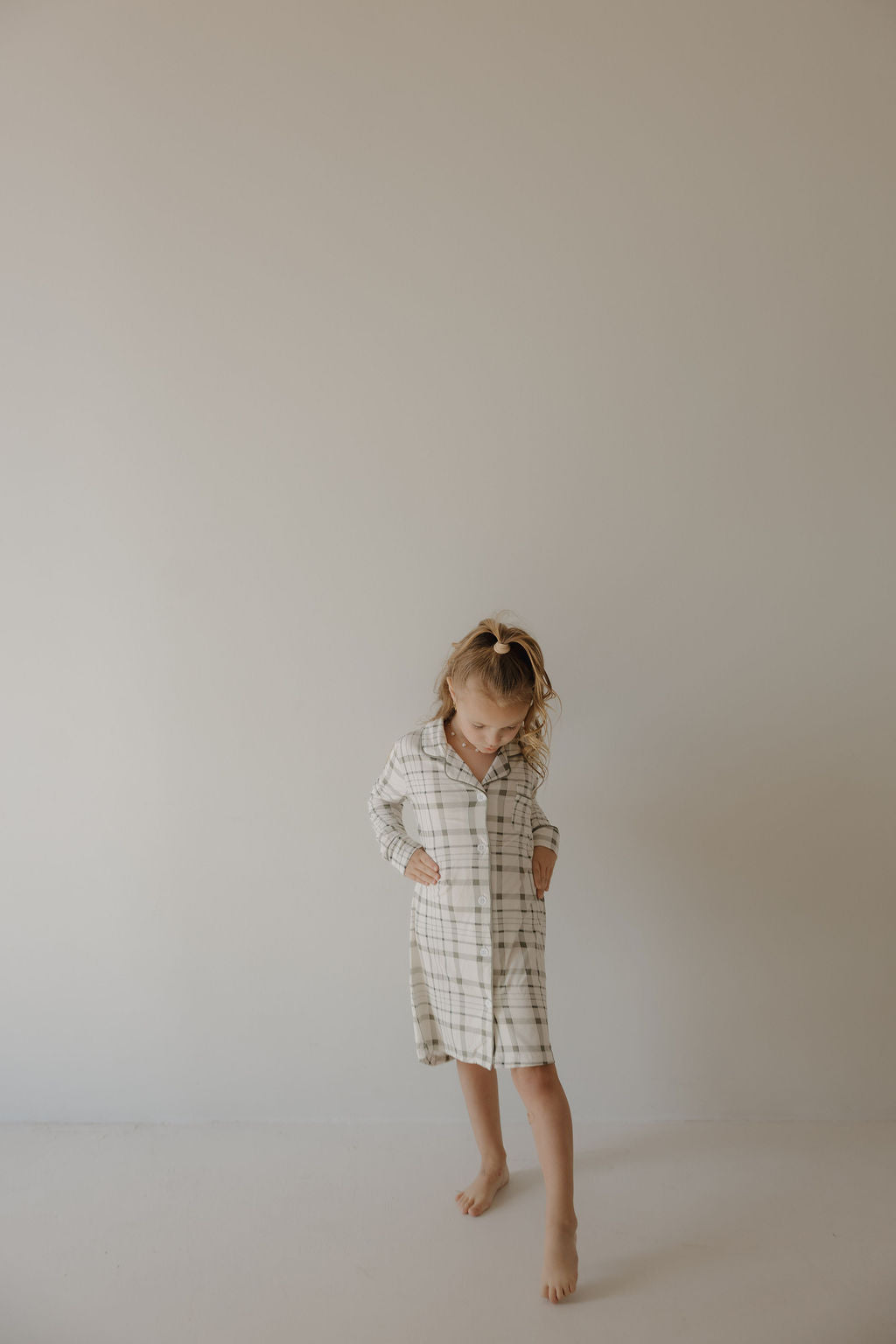 Toddler Bamboo Sleeping Dress | Picnic Plaid