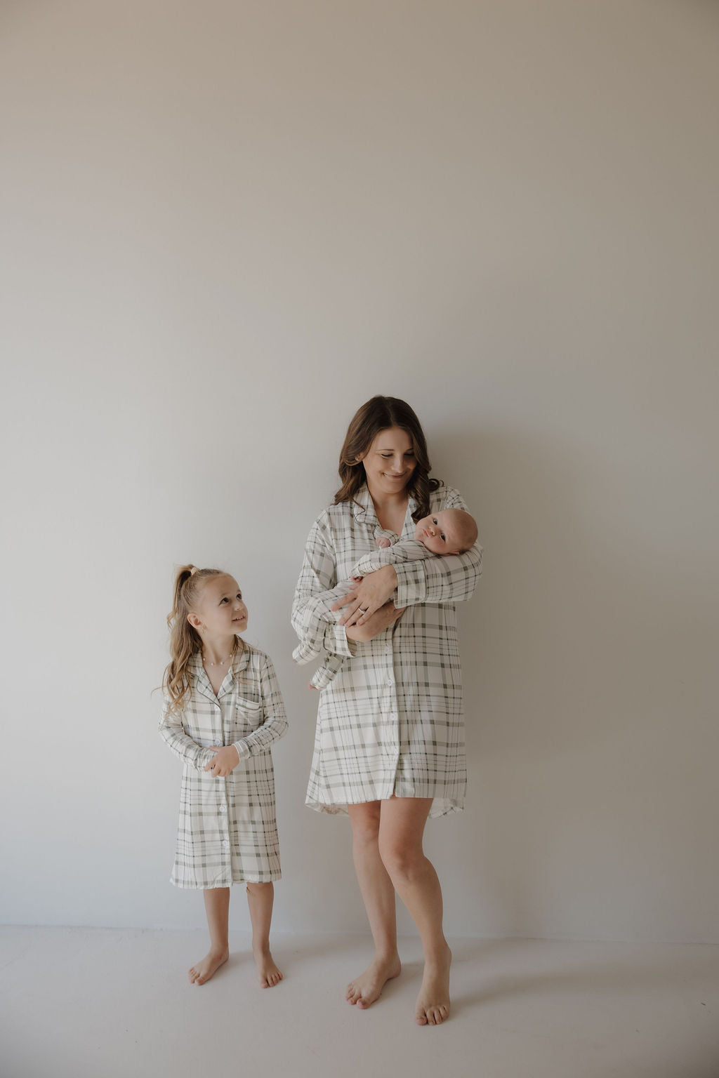 Women's Bamboo Sleeping Dress | Picnic Plaid