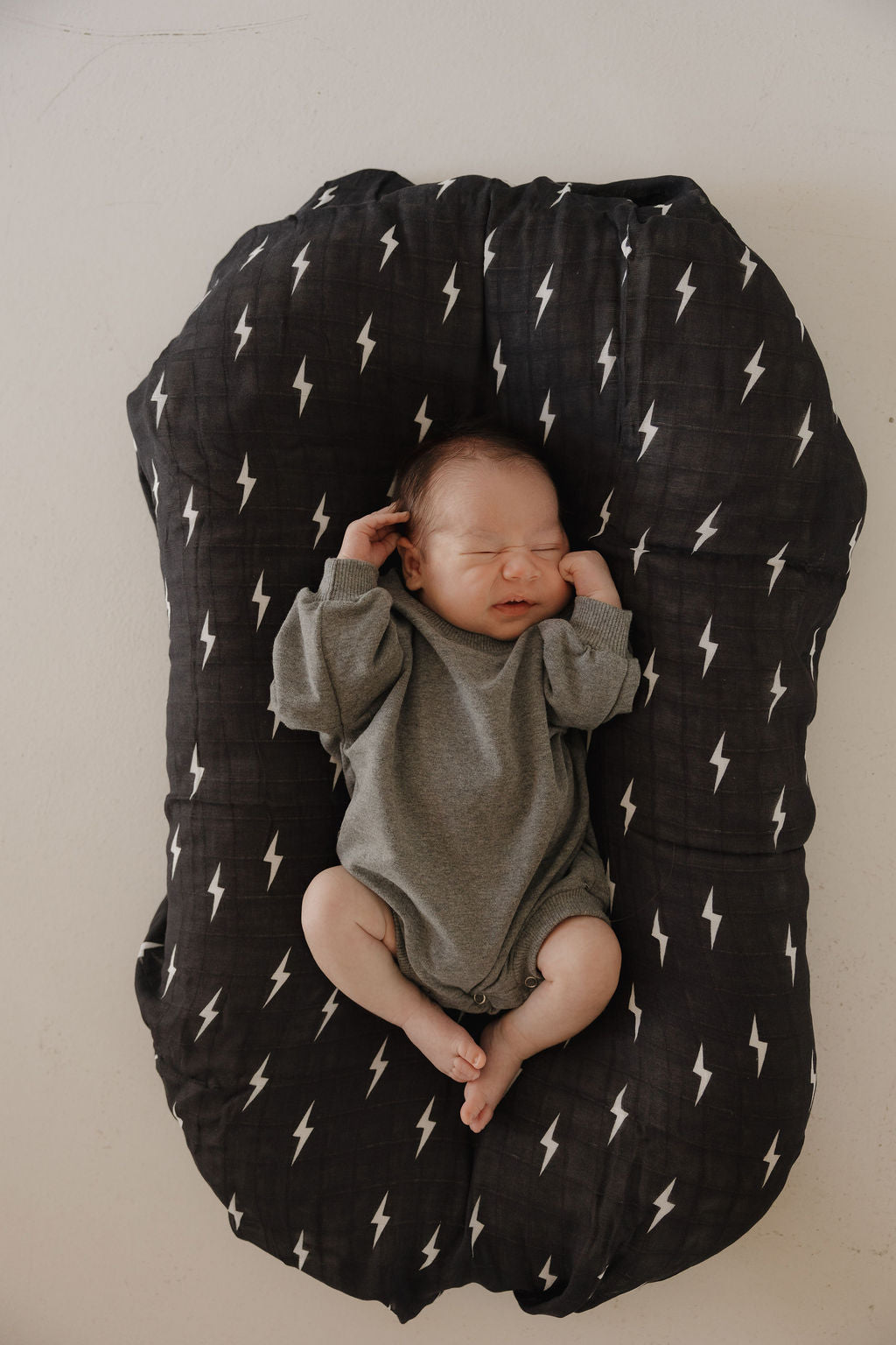 Sweatshirt Romper | Charcoal