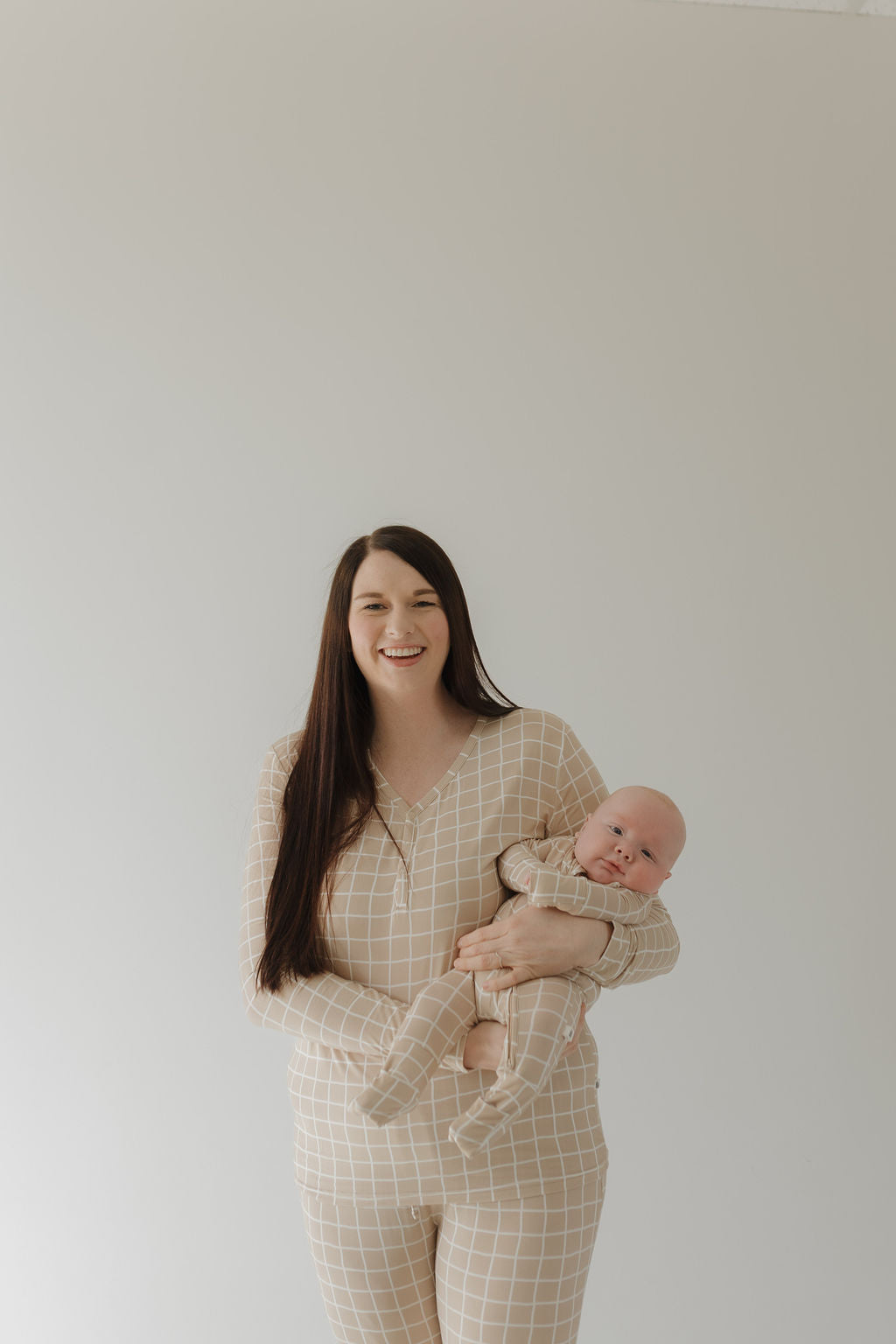 Bamboo Zip Pajamas | Grid