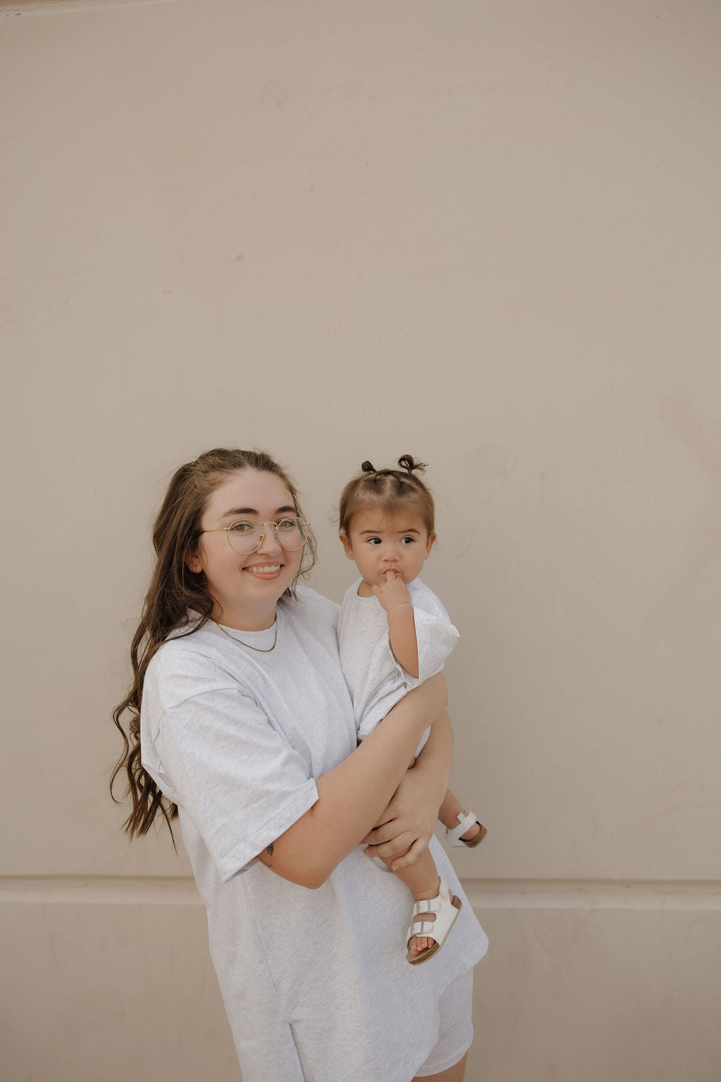 Short Sleeve Romper | Heather