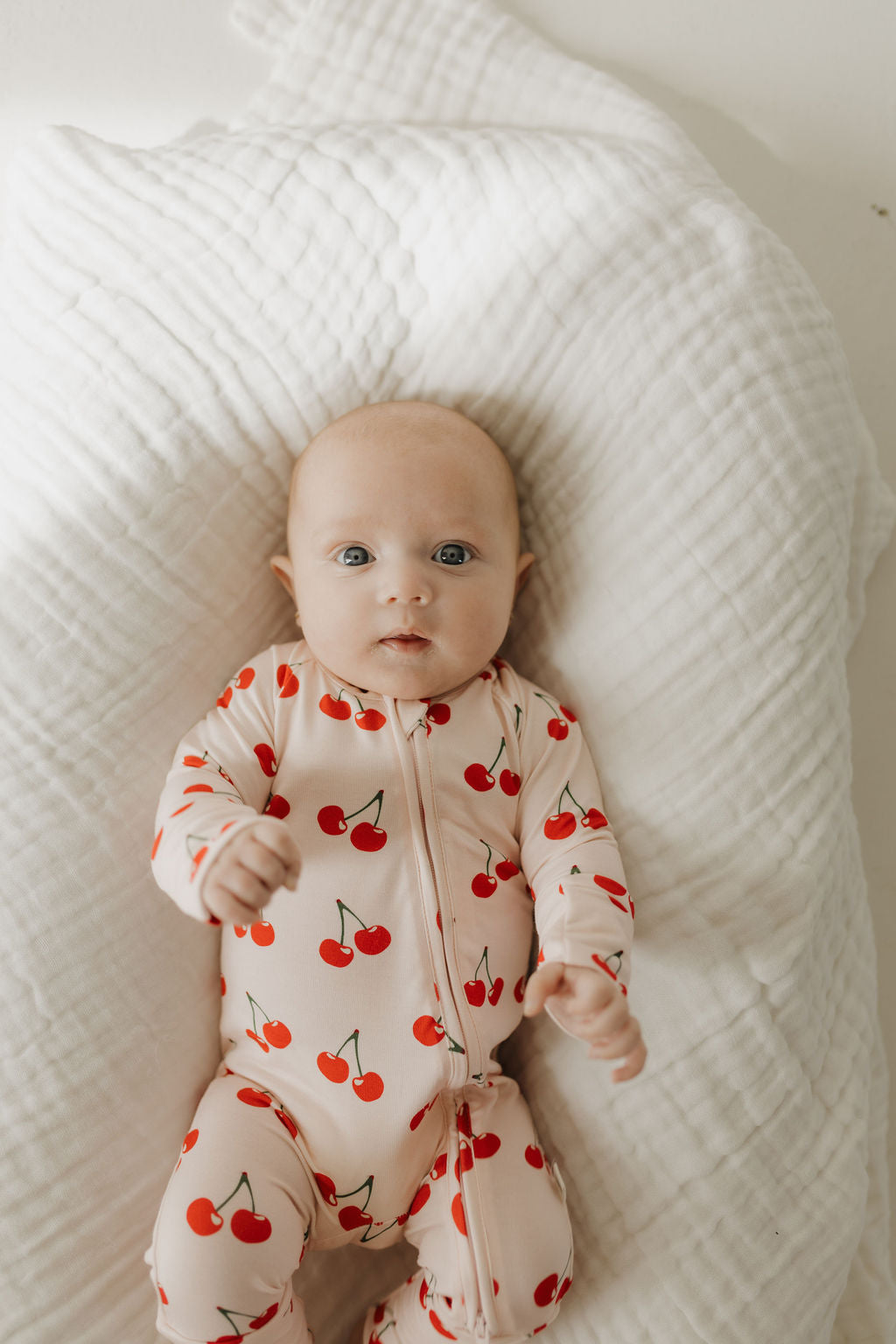 Bamboo Zip Pajamas | Cherry Orchard