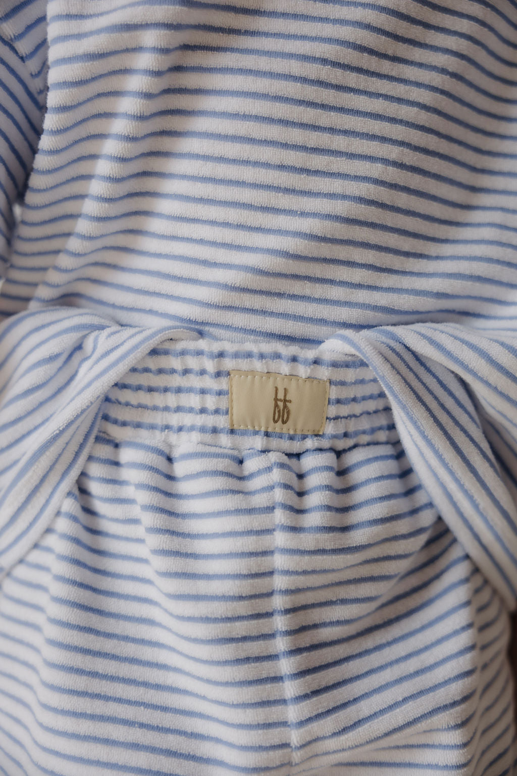 Child Terry Short Set | Ocean Stripe