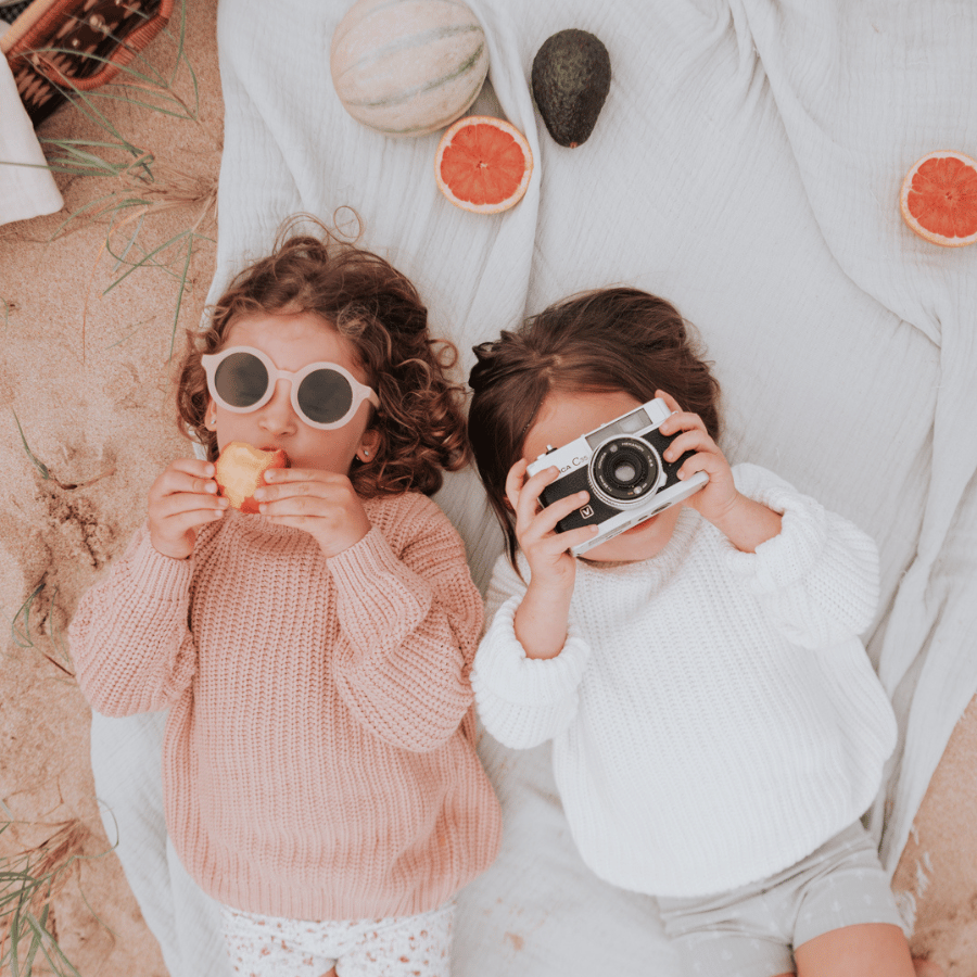 The Chunky Knit Sweater - Blush Knit Sweater Lovely Littles