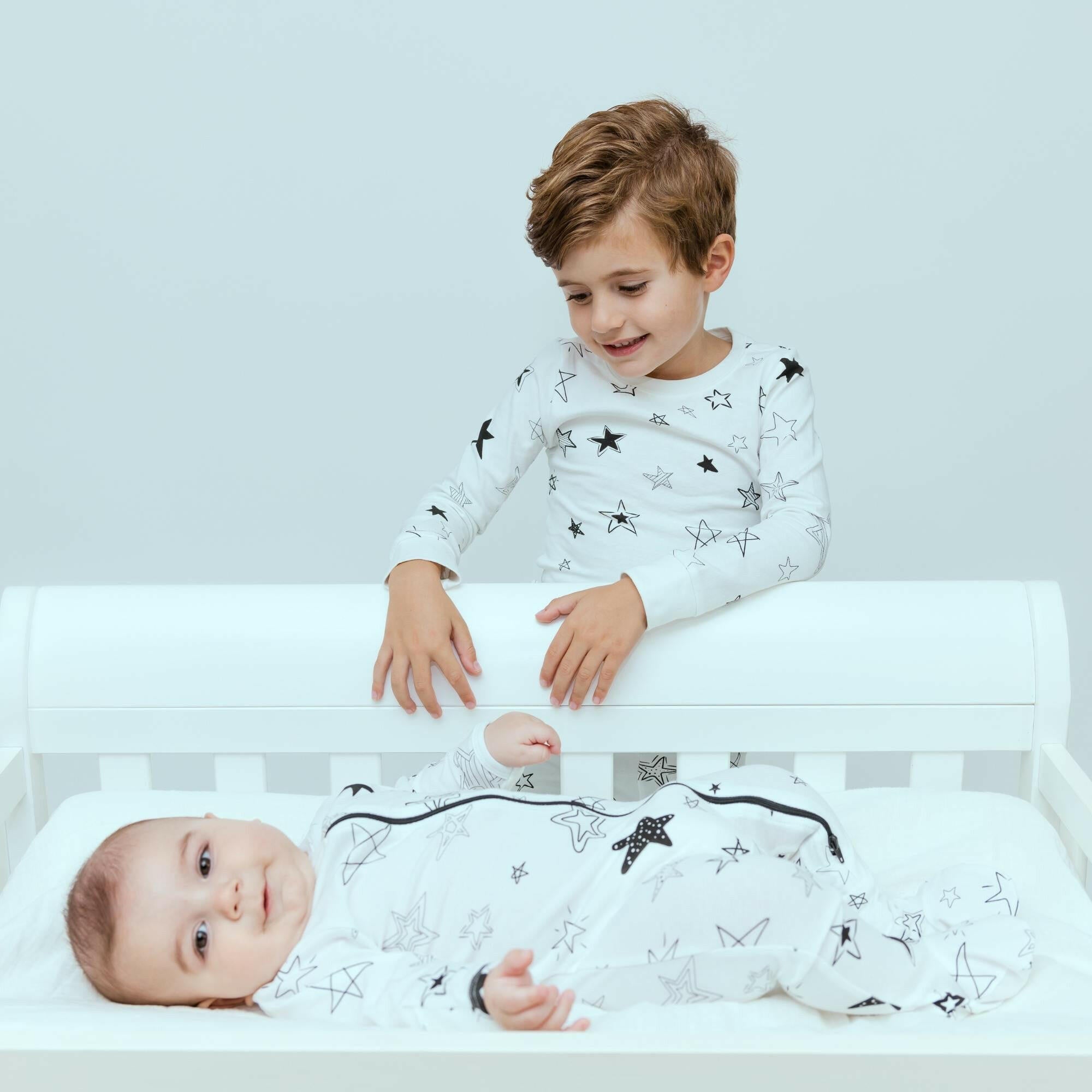 Organic Footie - Stars Baby & Toddler Norani Baby