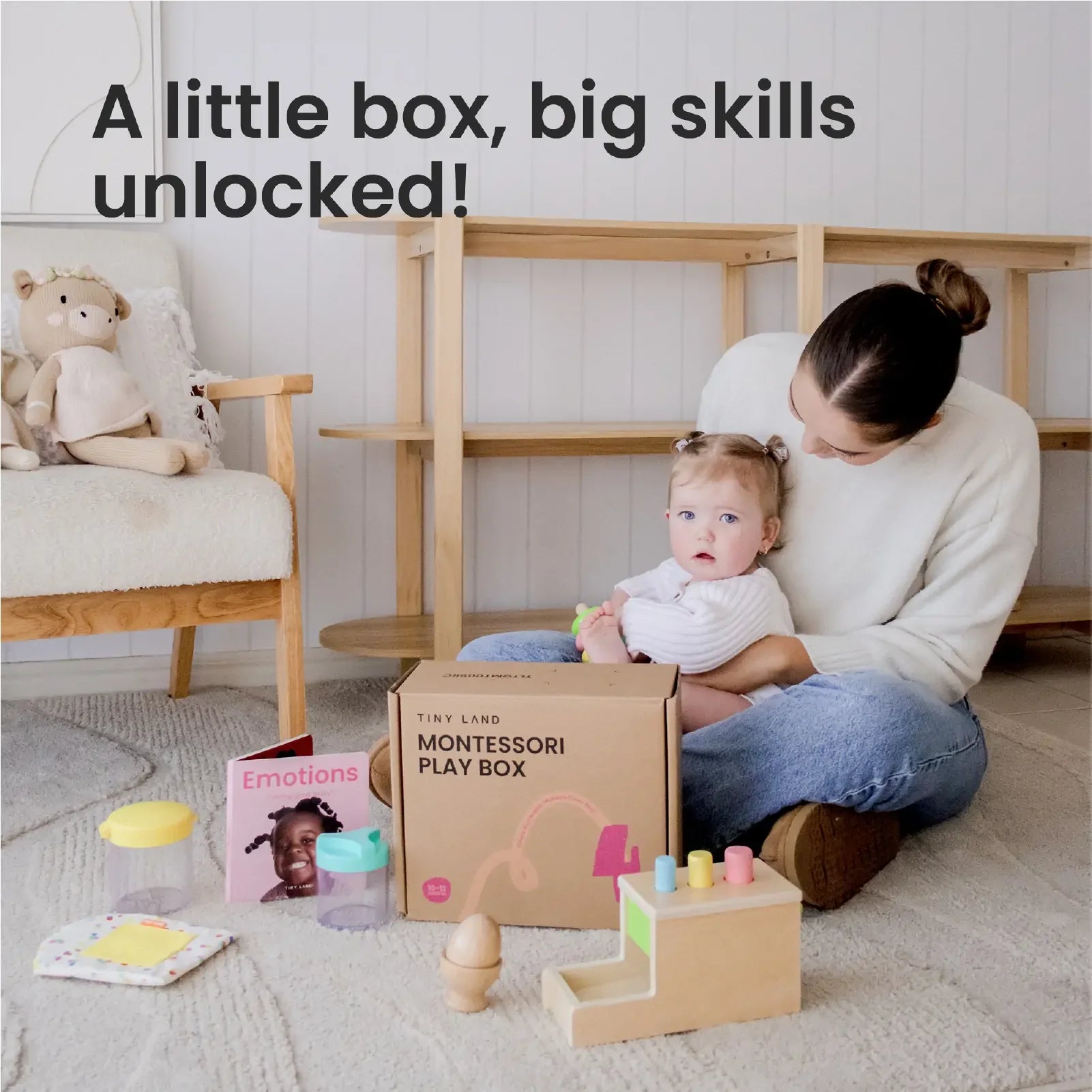 Tiny Land® Montessori Early Skills Baby Set(7–12 months)