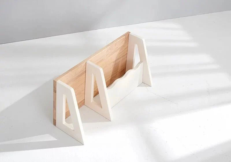 Calla D Desk Bookshelf - Compact Hardwood Organizer for Clutter MesaSilla USA