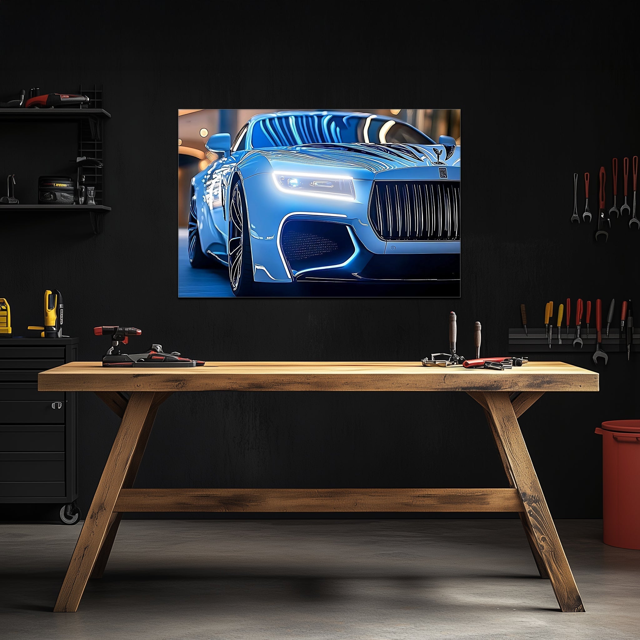 BMW Car light up sign, Car neon light sign, Car wall art lighted, Car led wall decor, Car led sign, Garage neon sign, Neon painting art For Man - UvCar02
