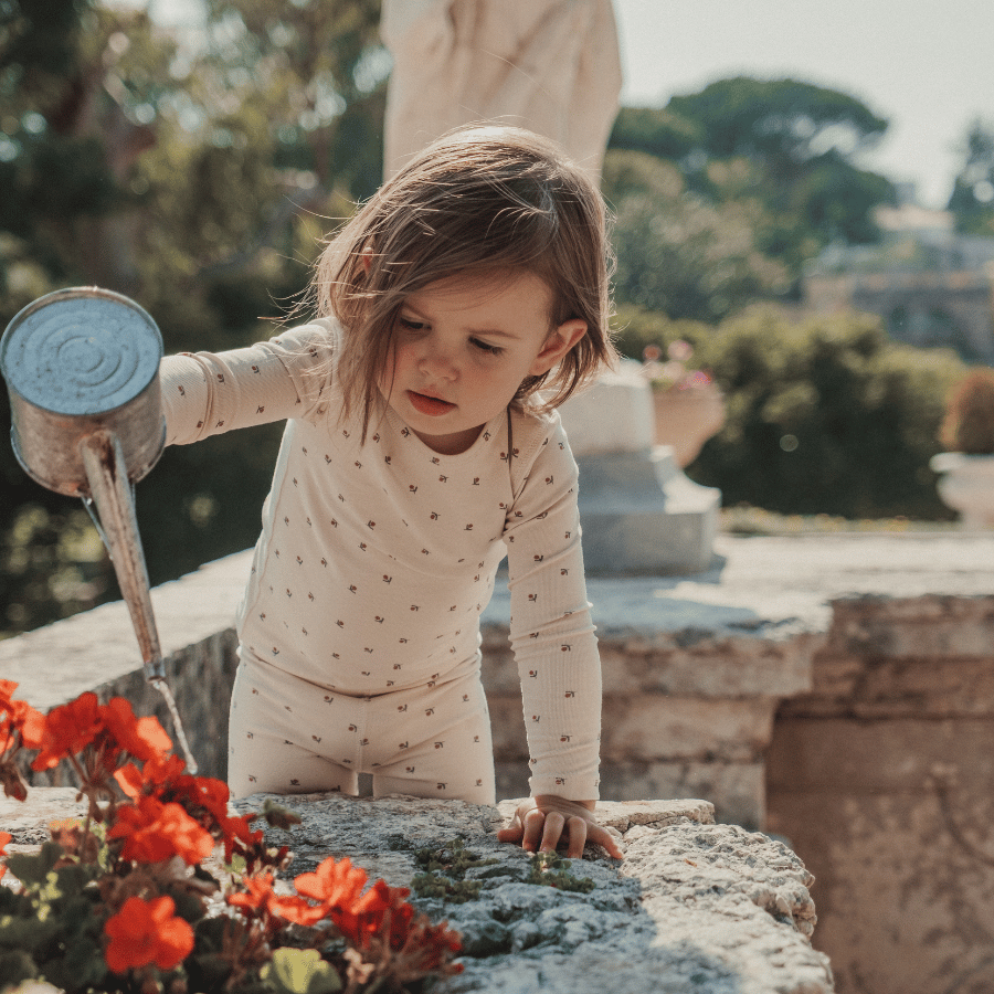 The Printed  Set - Mini Stitch Red