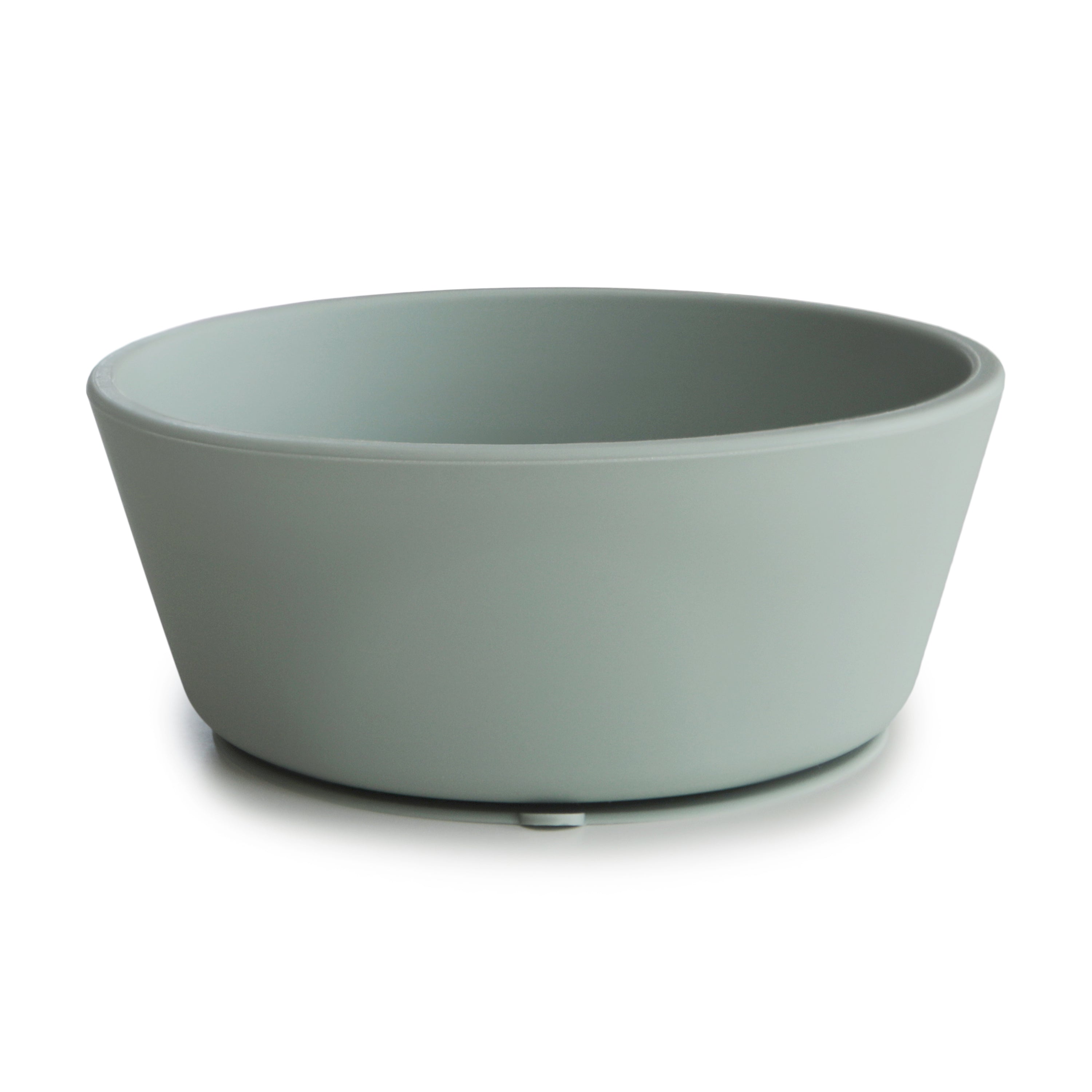 Silicone Suction Bowl silicone tableware Mushie Cambridge Blue