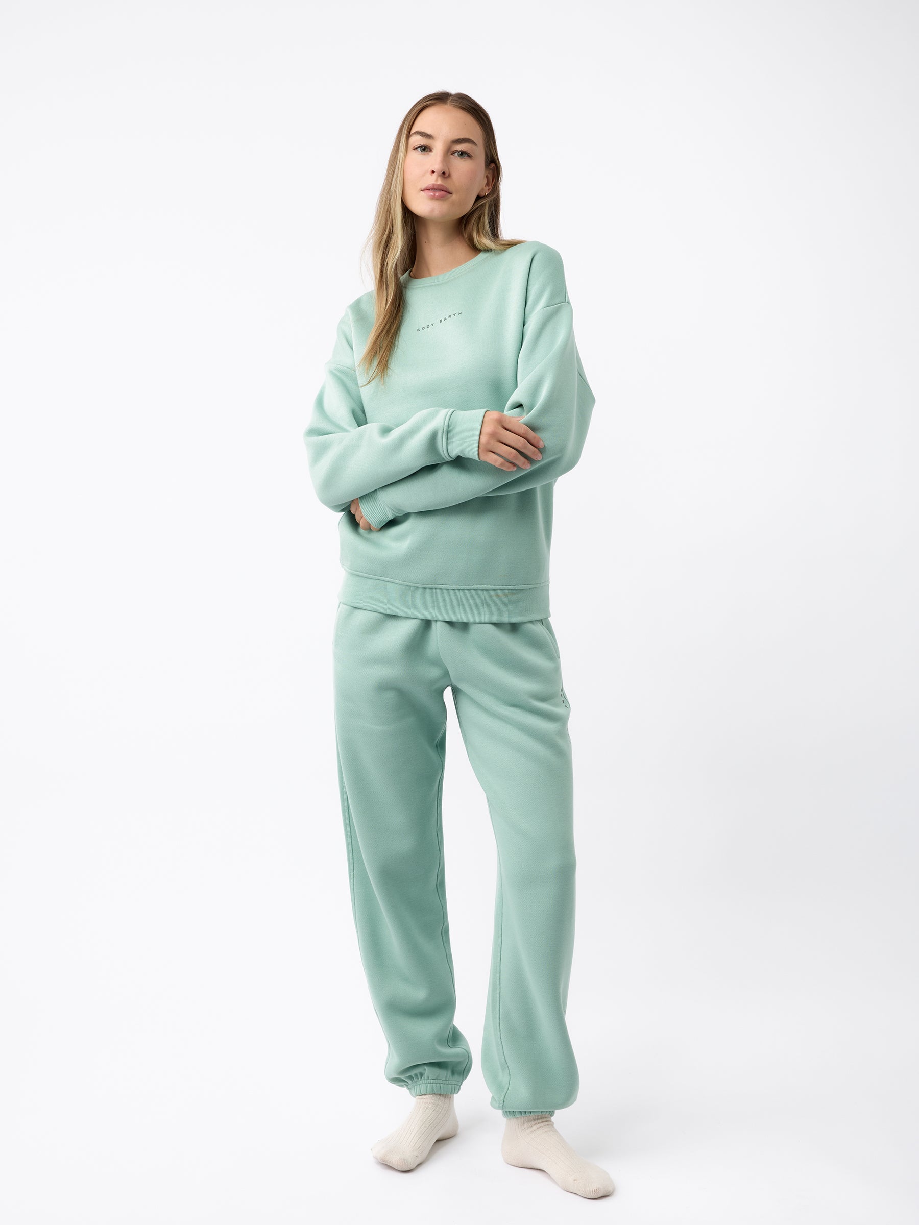 Women's CityScape Crewneck & Sweatpant Set