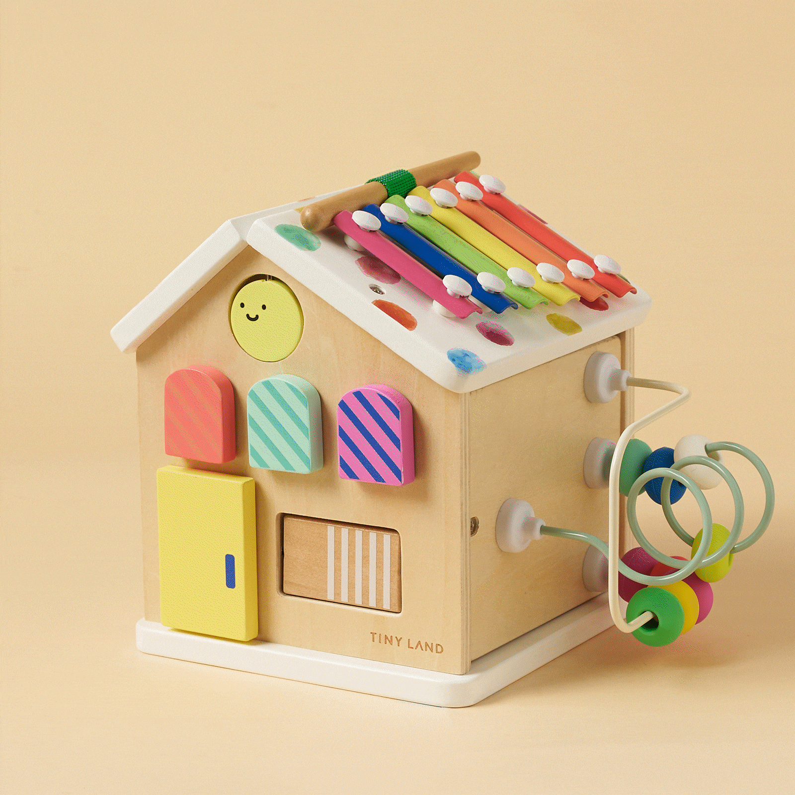 Brain & Hands Playset — Montessori Box (4–6 Months) + Activity Cube