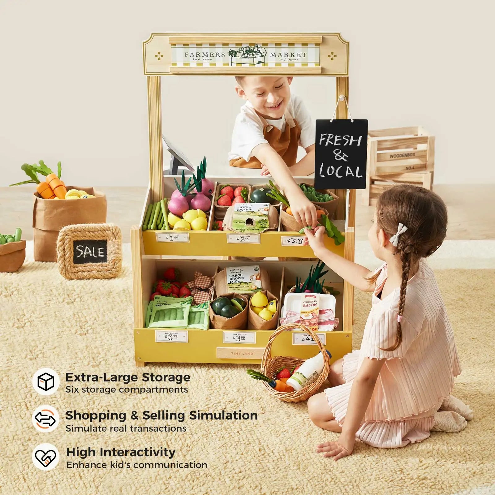 Tiny Land® Kid's Grocery Store Playset