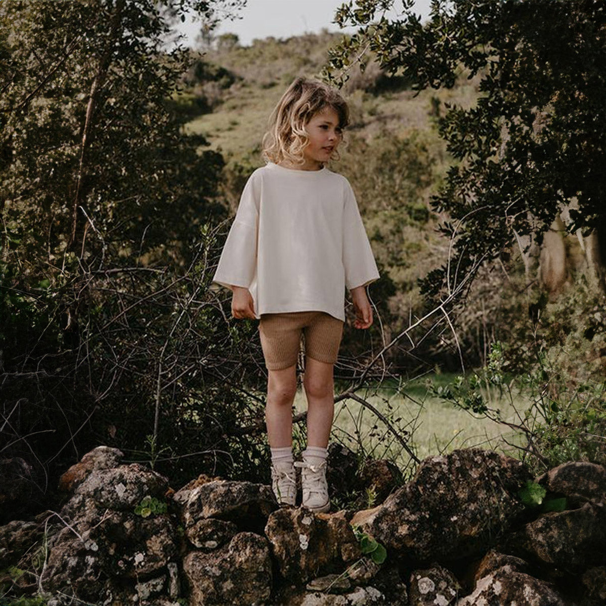 The Biker Short - Clay