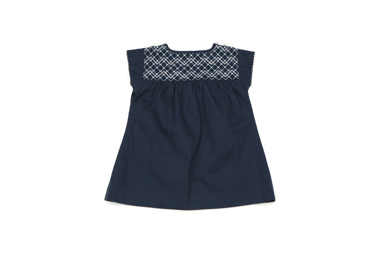 Melinda (Set Blouse + Bloomer) - Navy