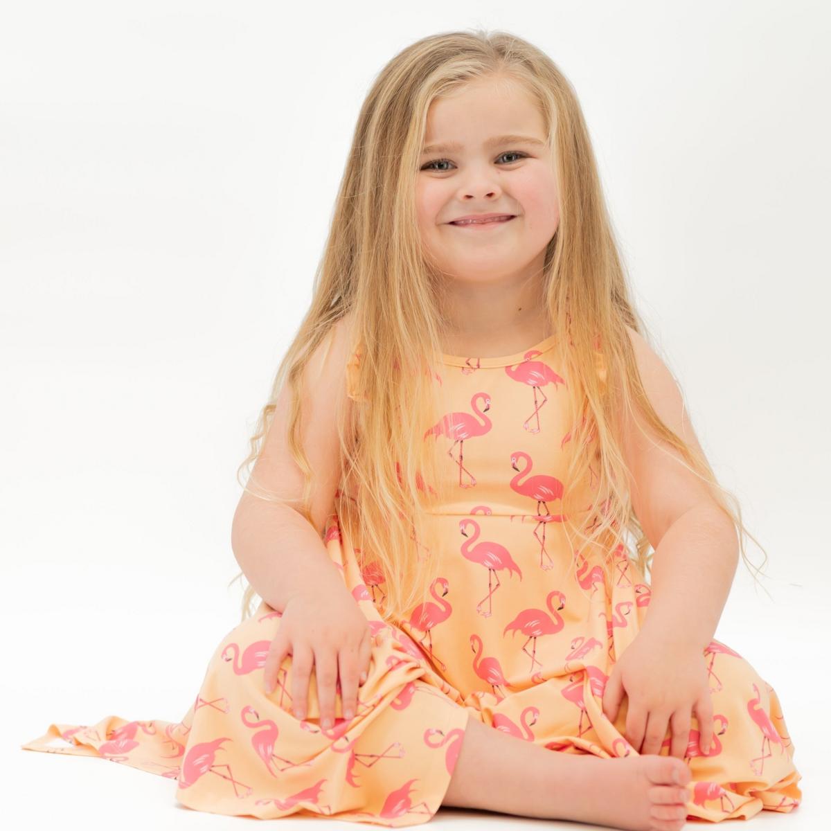 Emma's Racerback Dress - Flamingo Peach