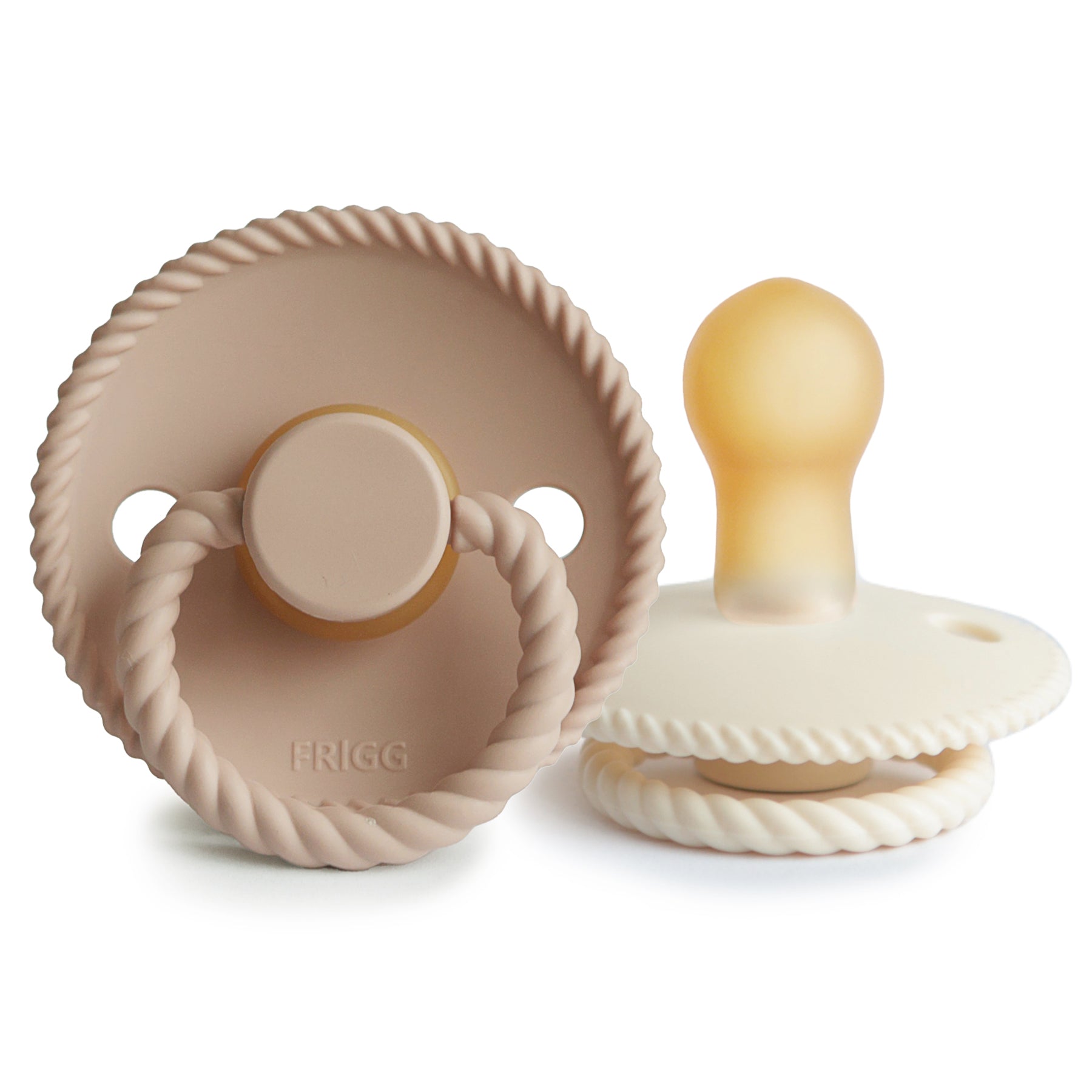 FRIGG Rope Natural Rubber Pacifier 2-Pack FRIGG PACIFIERS Mushie