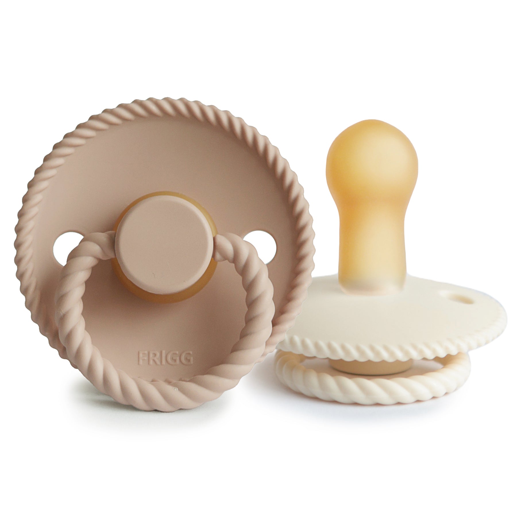 FRIGG Rope Natural Rubber Pacifier 2-Pack FRIGG PACIFIERS Mushie