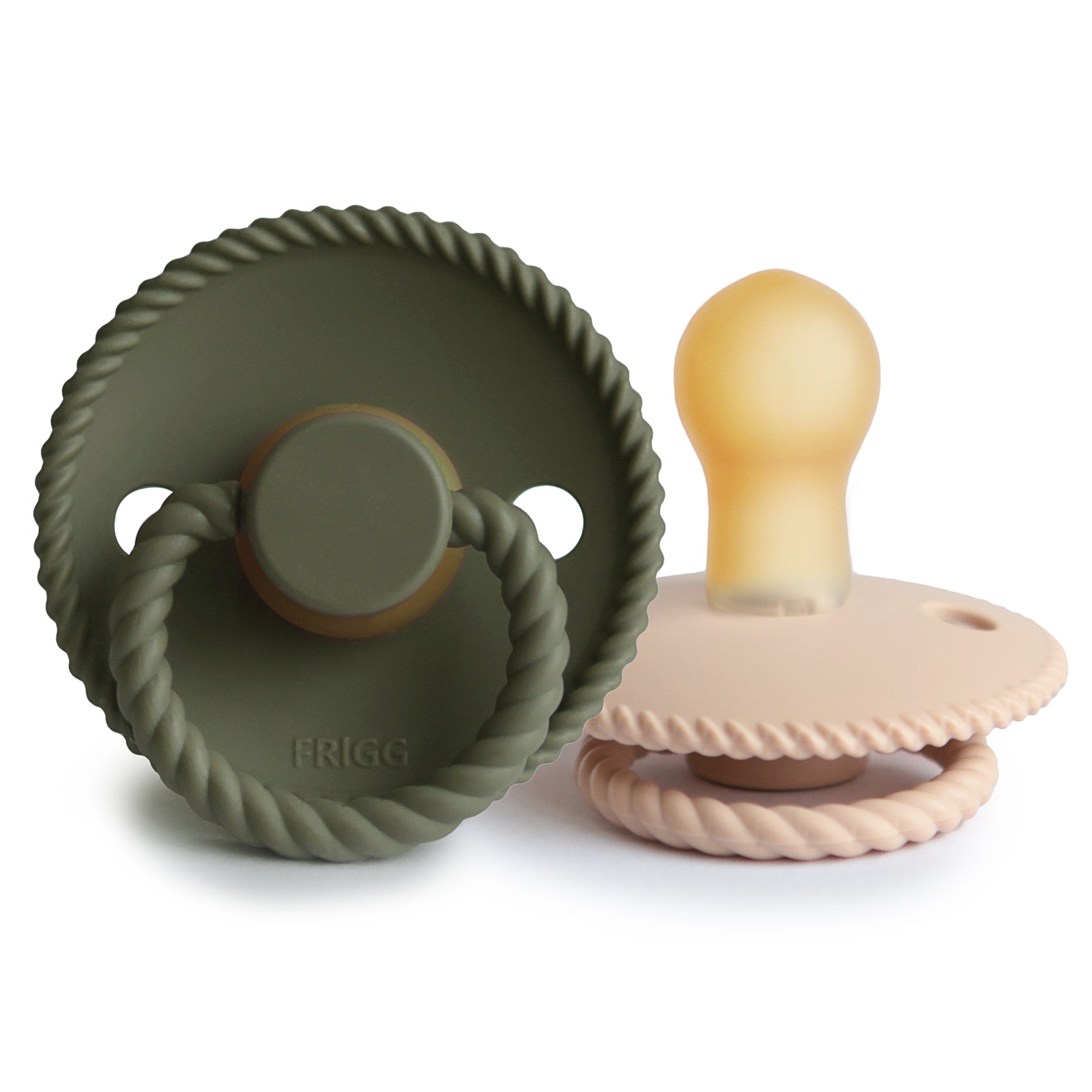 FRIGG Rope Natural Rubber Pacifier 2-Pack FRIGG PACIFIERS Mushie