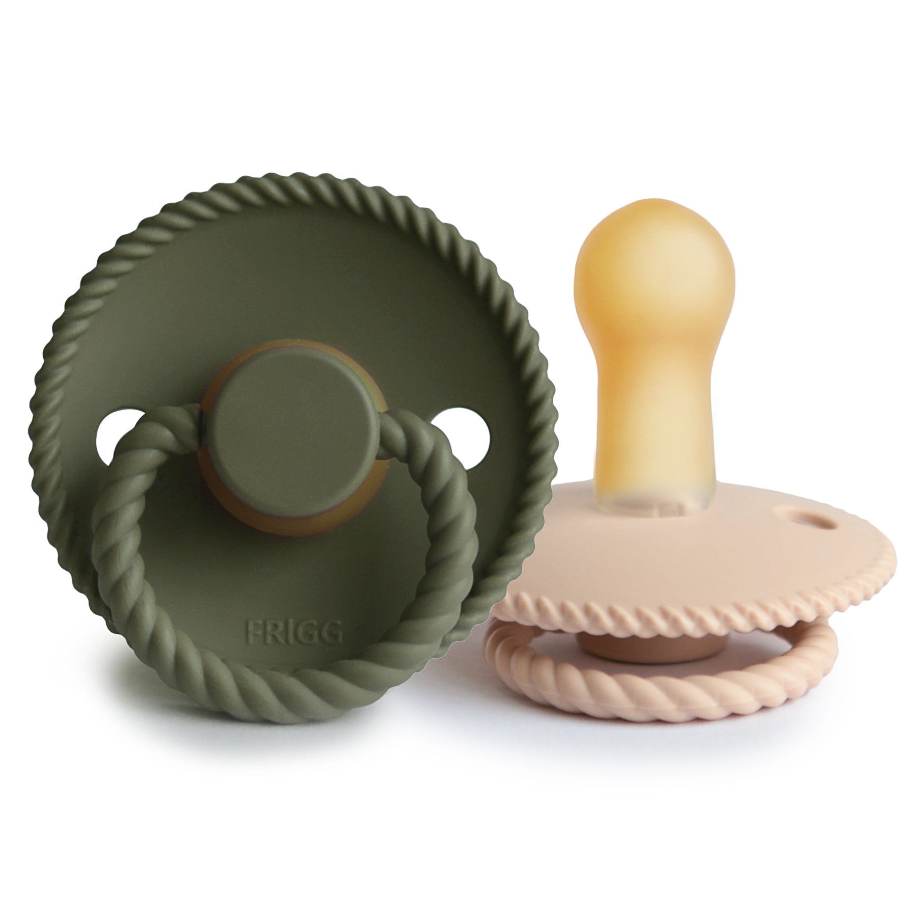 FRIGG Rope Natural Rubber Pacifier 2-Pack FRIGG PACIFIERS Mushie