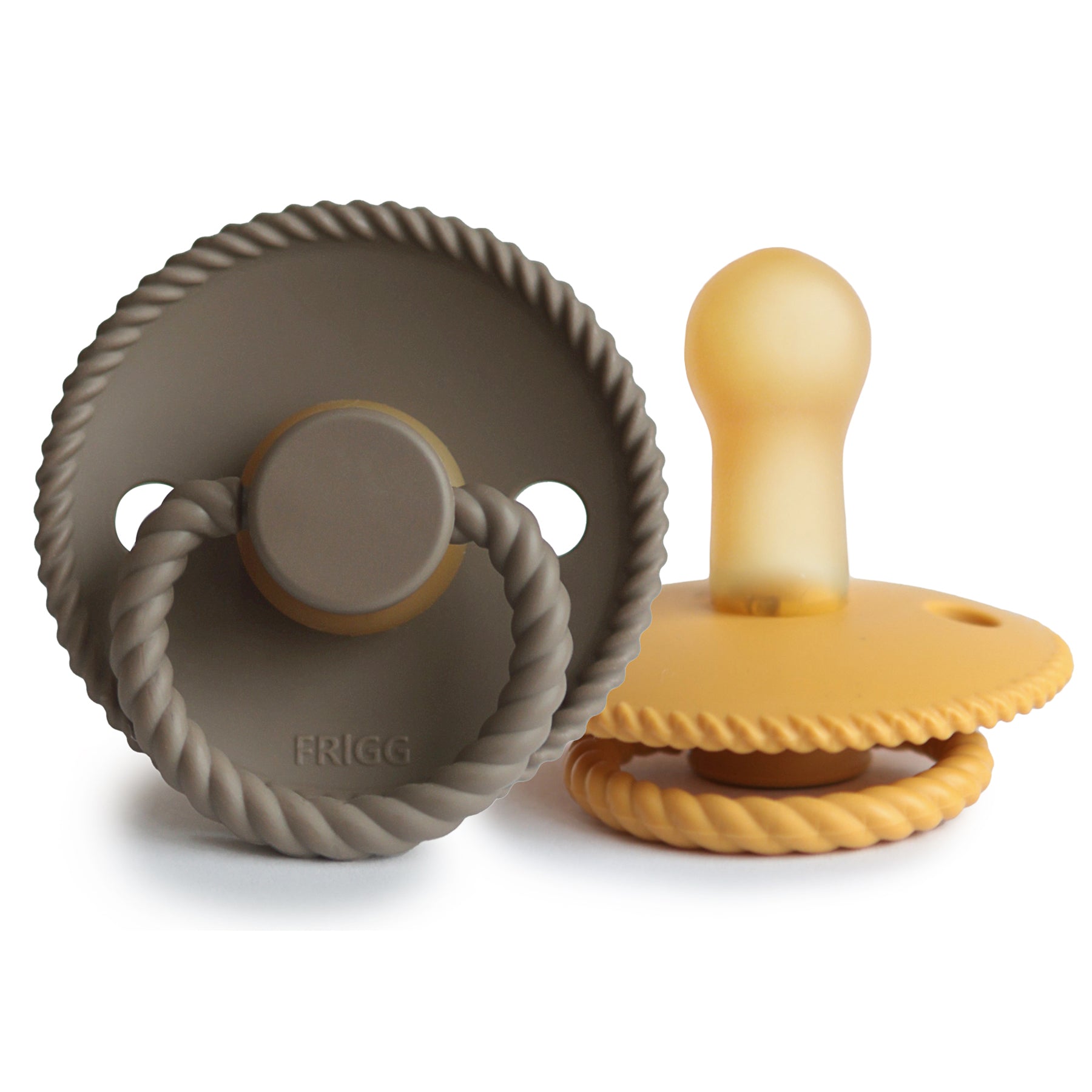 FRIGG Rope Natural Rubber Pacifier 2-Pack FRIGG PACIFIERS Mushie