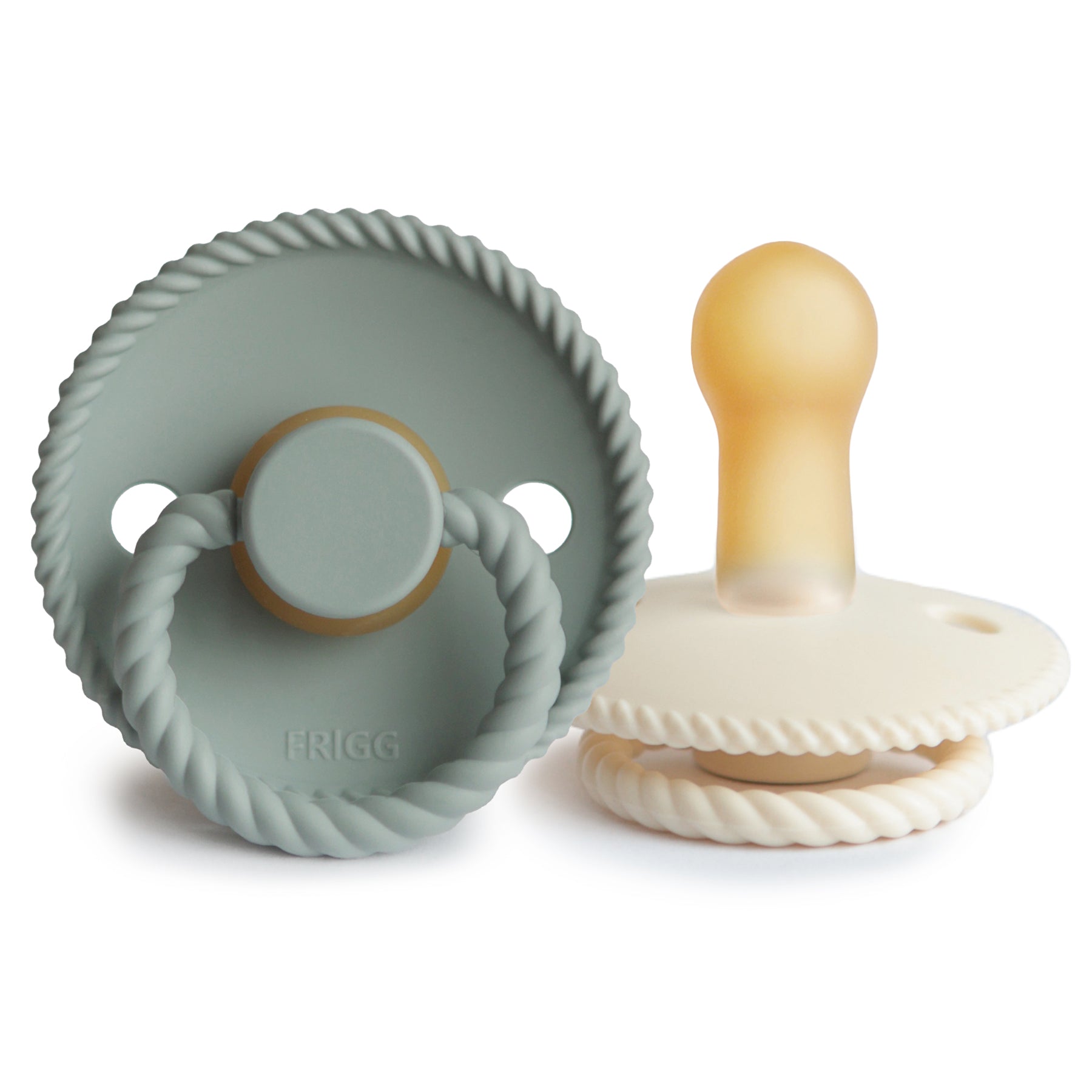 FRIGG Rope Natural Rubber Pacifier 2-Pack FRIGG PACIFIERS Mushie