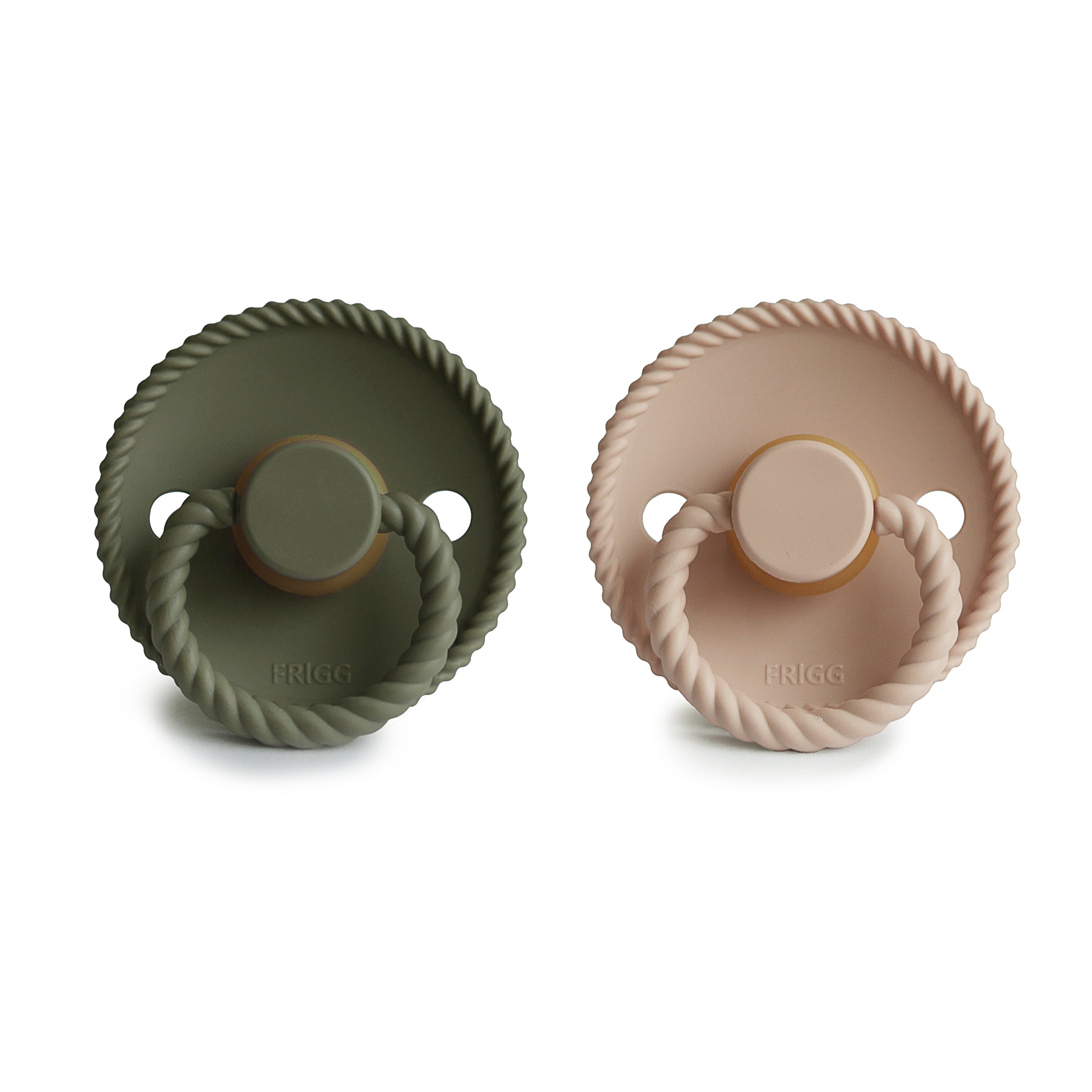 FRIGG Rope Natural Rubber Pacifier 2-Pack FRIGG PACIFIERS Mushie