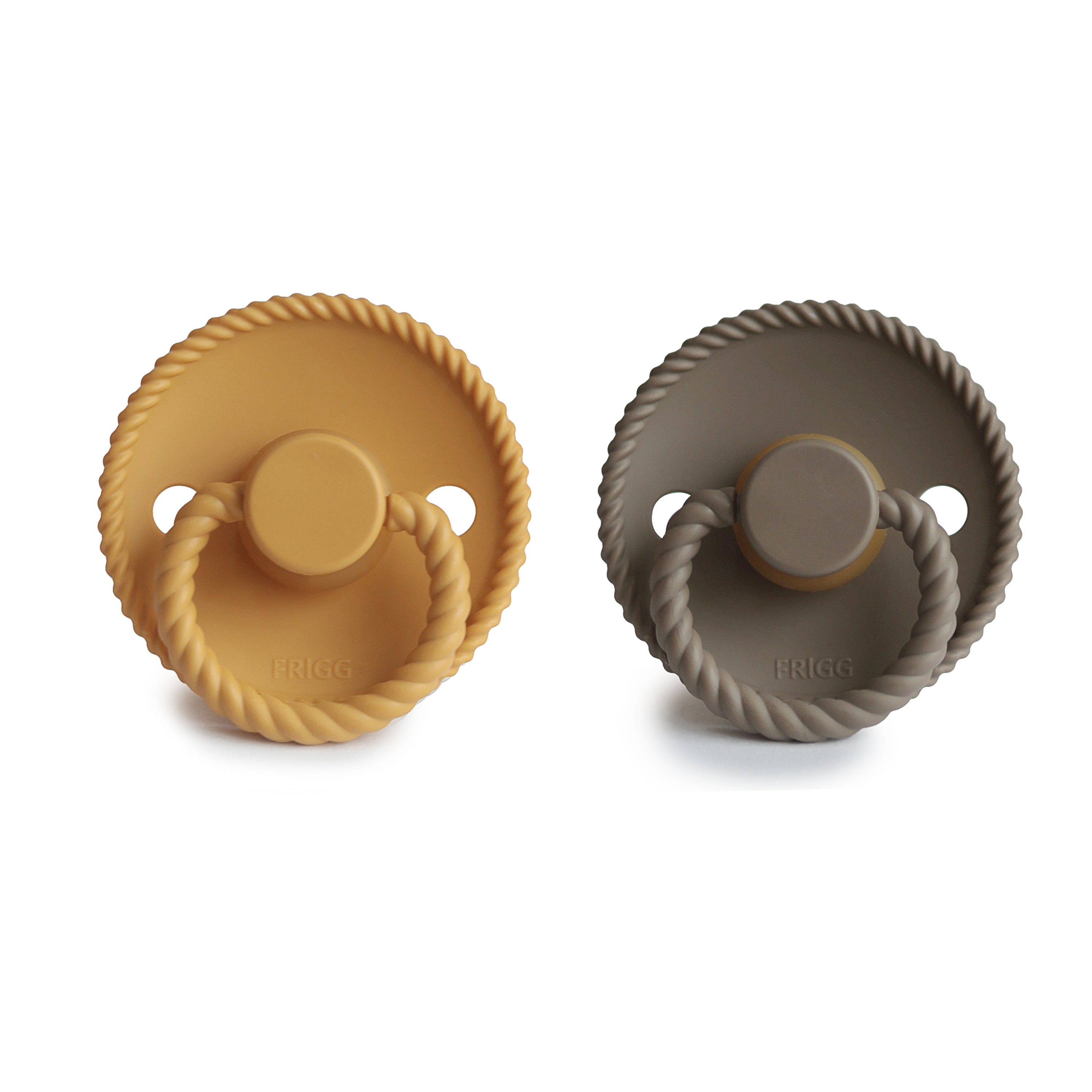 FRIGG Rope Natural Rubber Pacifier 2-Pack FRIGG PACIFIERS Mushie