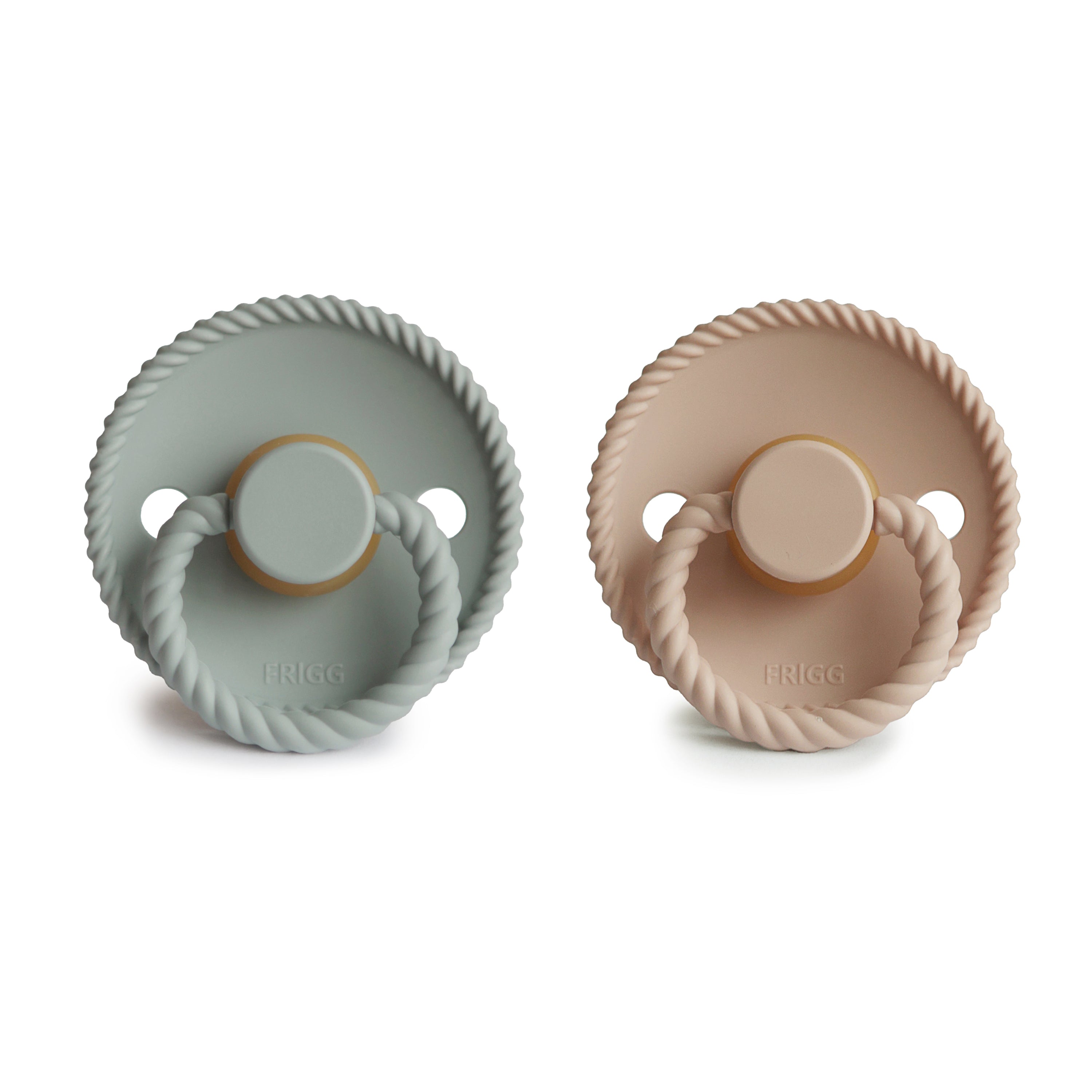 FRIGG Rope Natural Rubber Pacifier 2-Pack FRIGG PACIFIERS Mushie