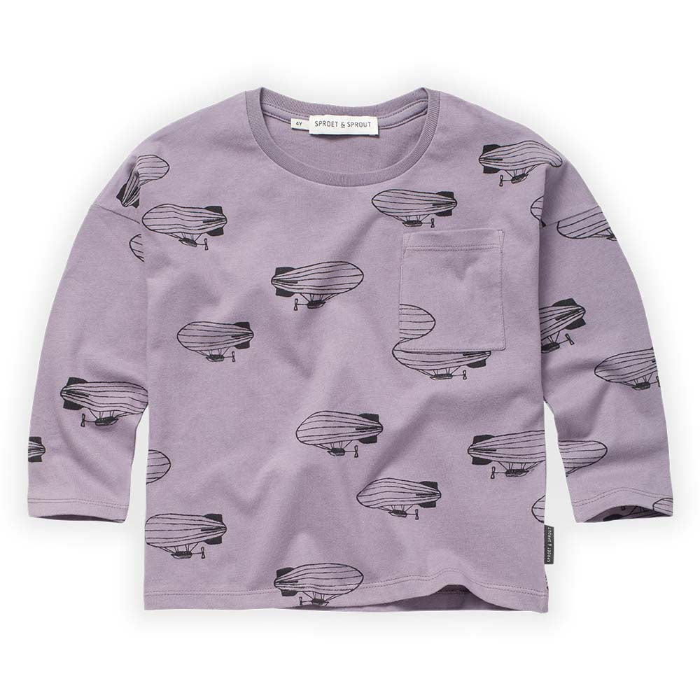 Zeppelin T-Shirt - Ice Purple - FINAL SALE
