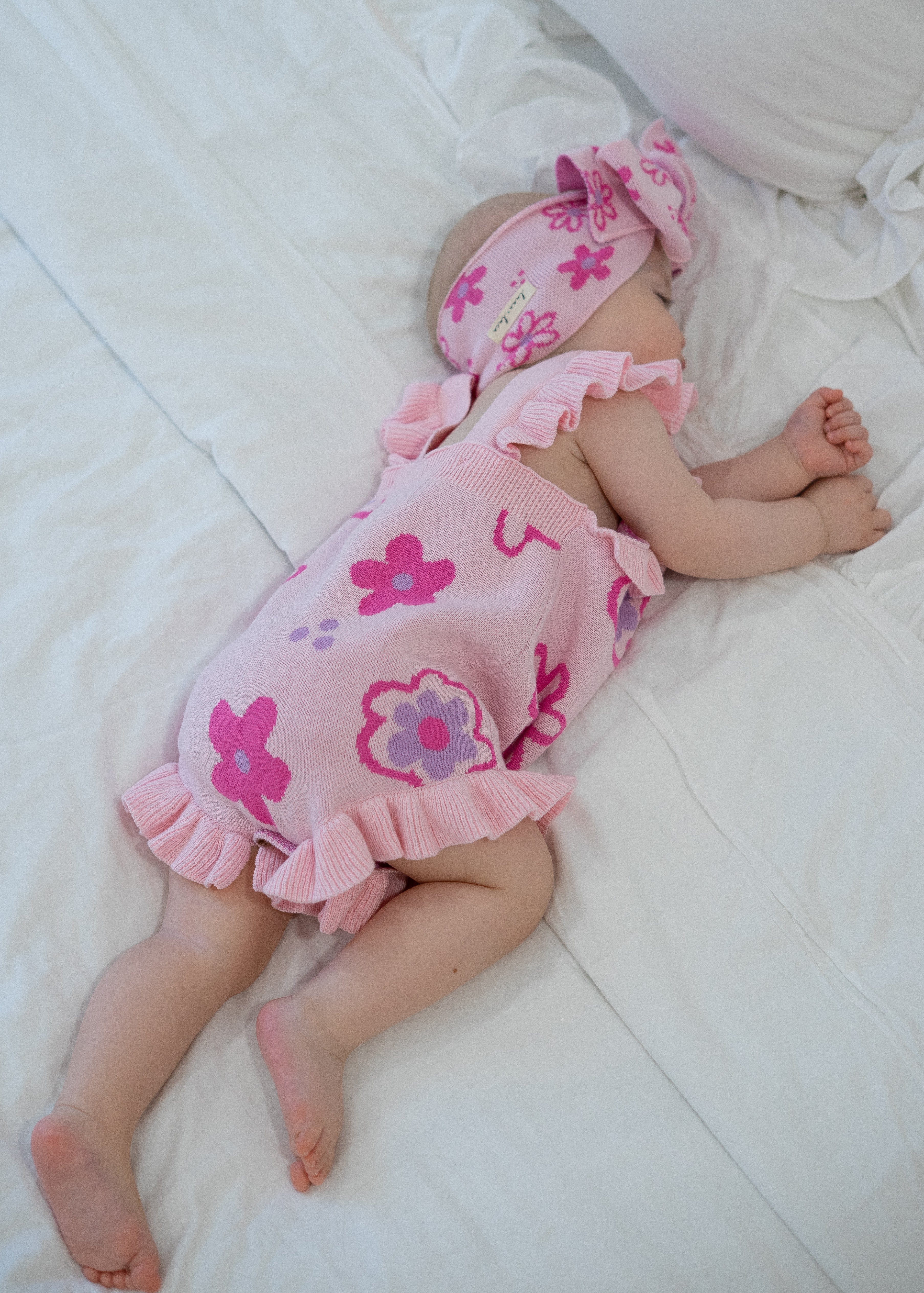 Wildflower Dreams Romper - Powder Pink