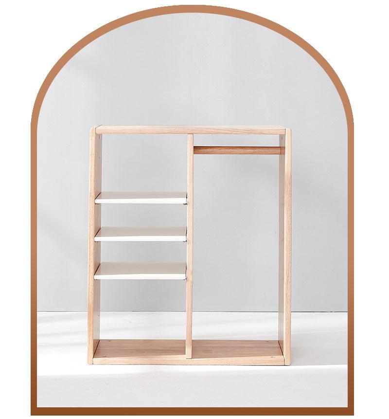 Calla 3 Adjustable Shelf Storage Unit with Hanging Rail MesaSilla USA