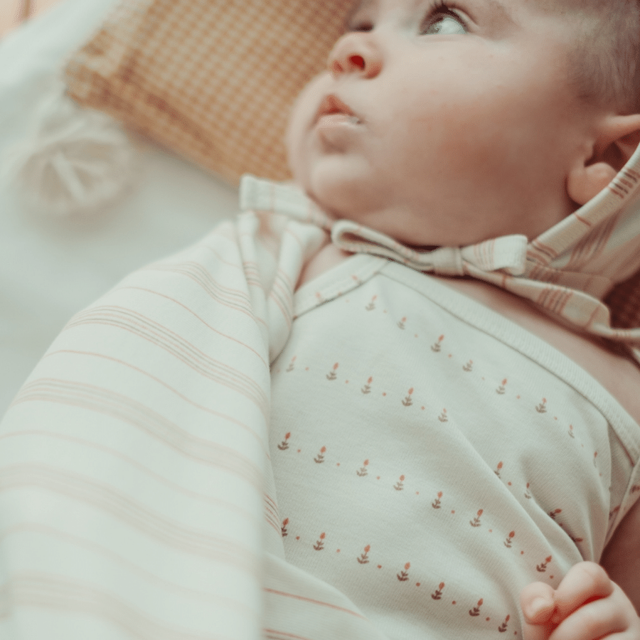 The Printed Bonnet - Mist Stripe