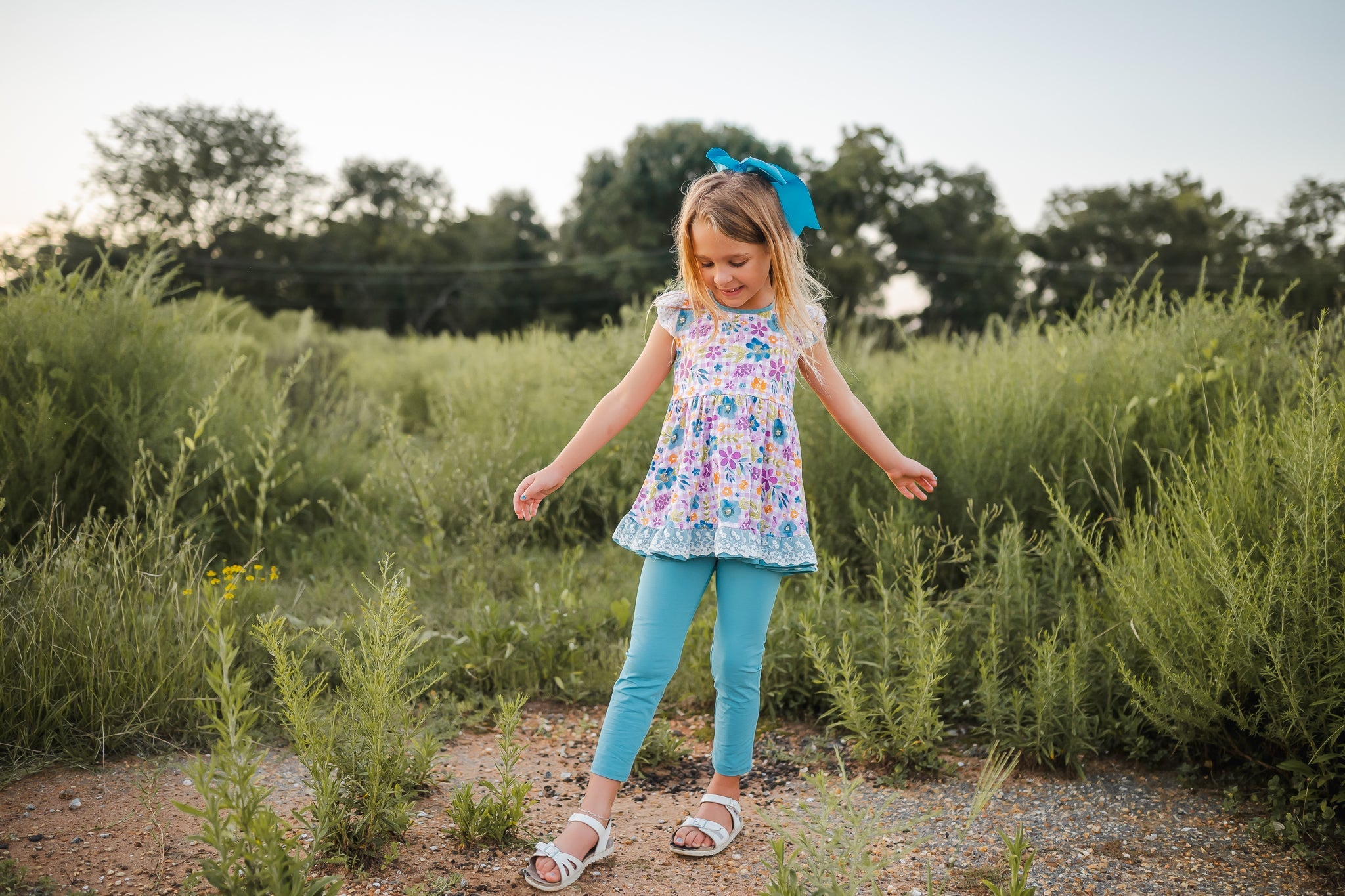 Falling for Teal 3 Piece Playset
