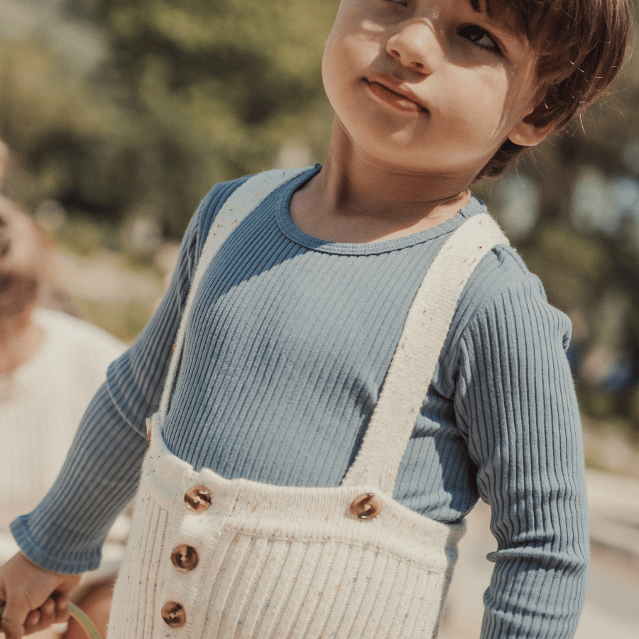 The Long Sleeve Tee - Blue