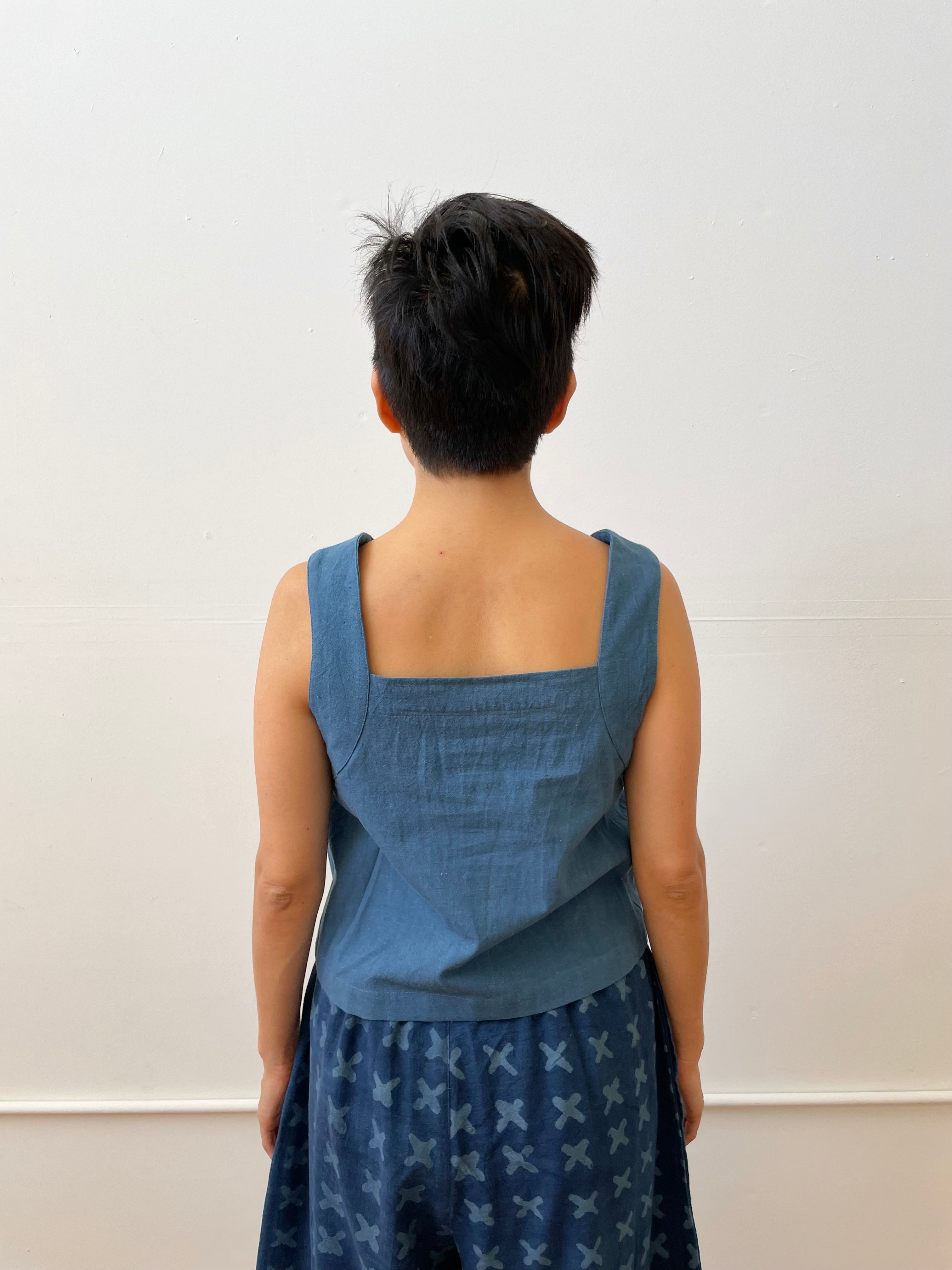 Louise Tank Indigo