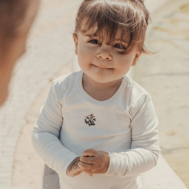 The Embroidered Romper - Zara  Pink