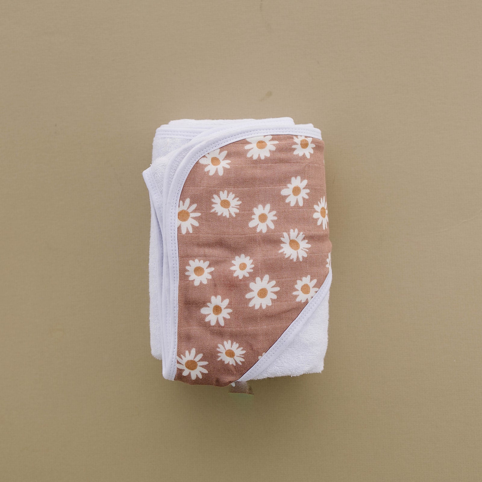 Daisy Dream Muslin Hooded Towel Mebie Baby