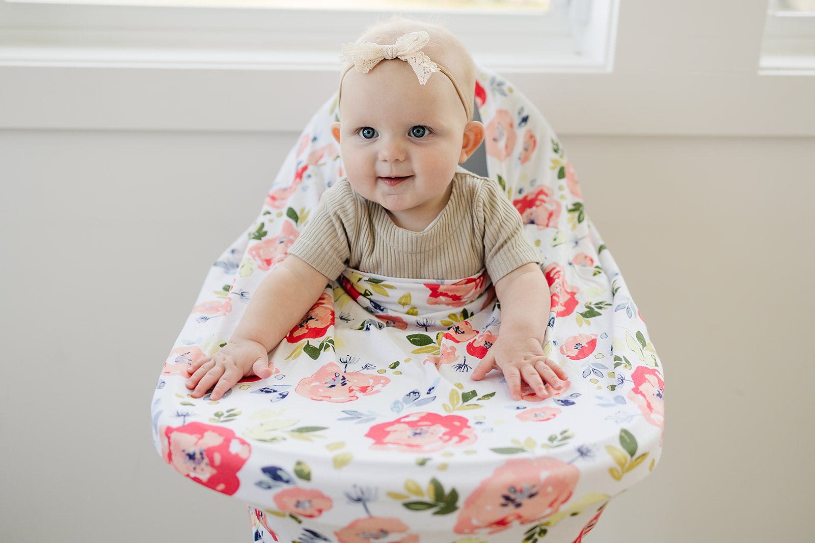 Floral Pop 5-in-1 Multi-Use Nursing Cover 5 in 1 Bebe au Lait