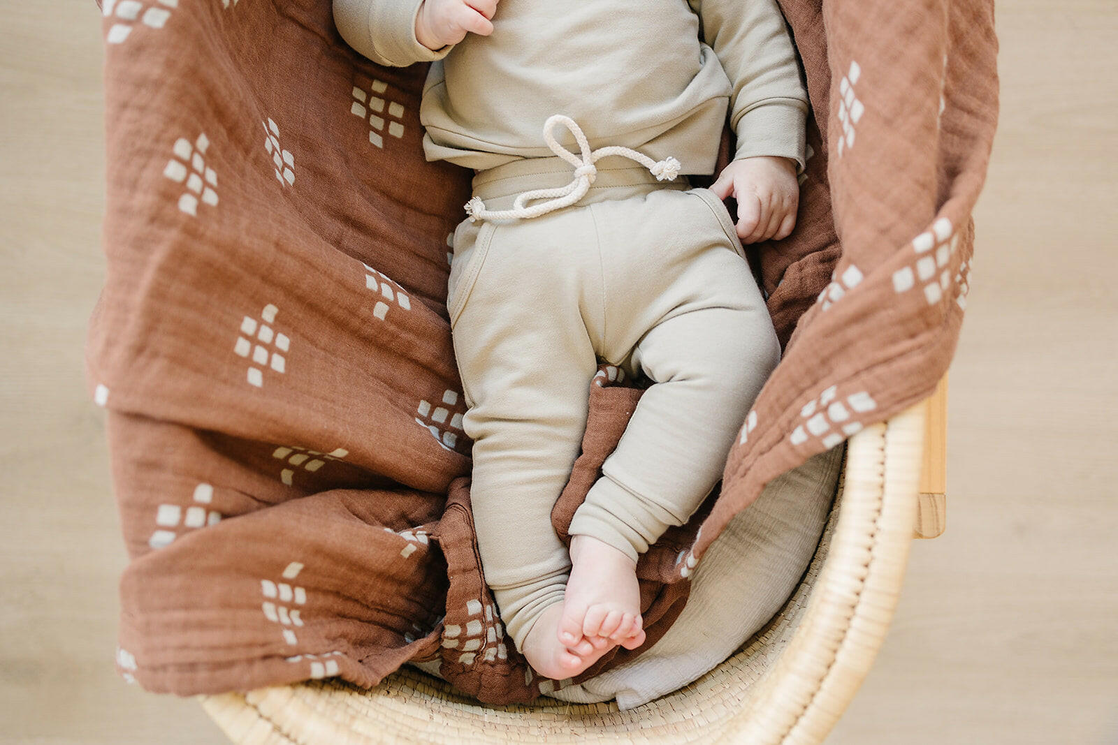 Chestnut Textiles Muslin Quilt  Mebie Baby
