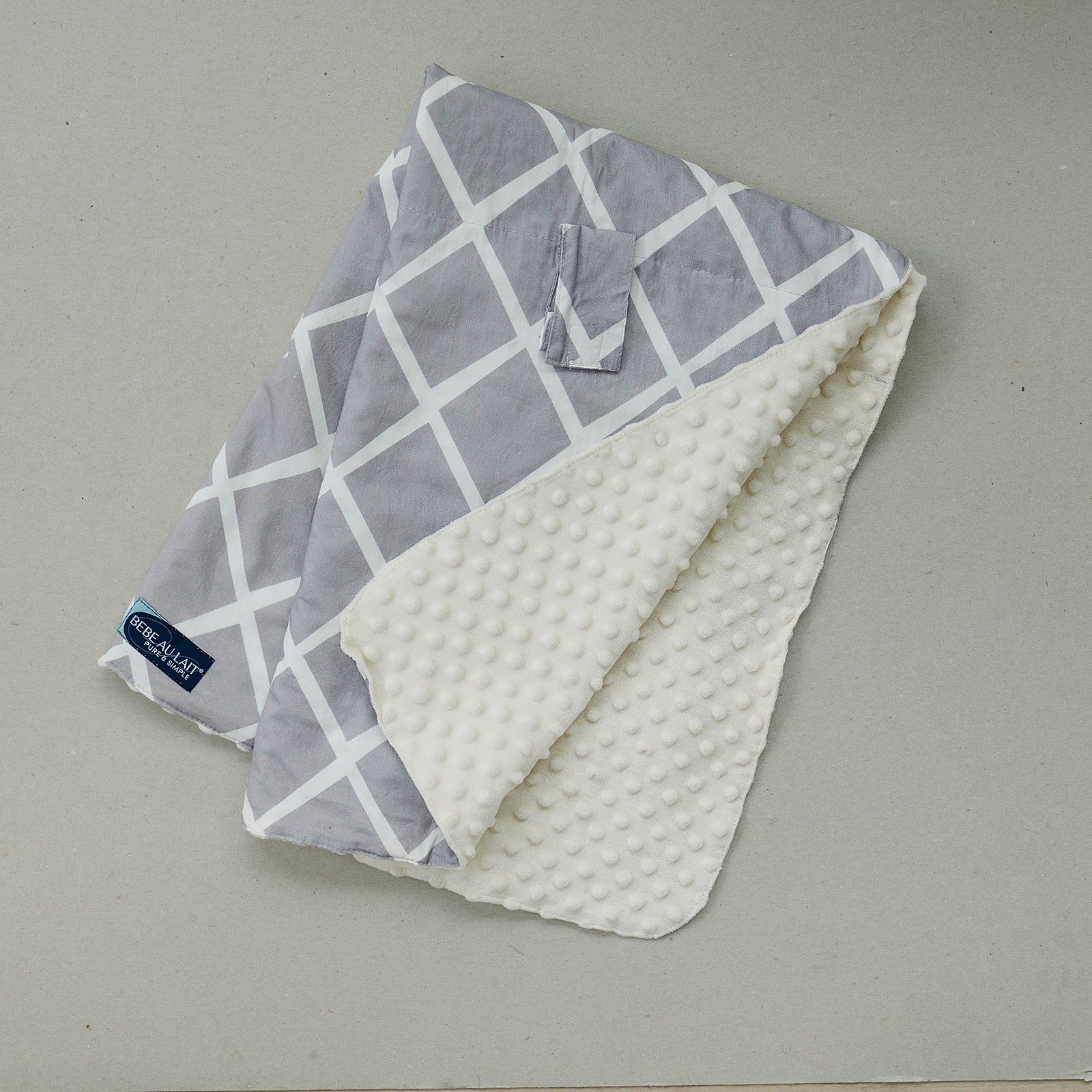 Minky Car Seat Canopy Cool Grey Car Seat Cover Bebe au Lait