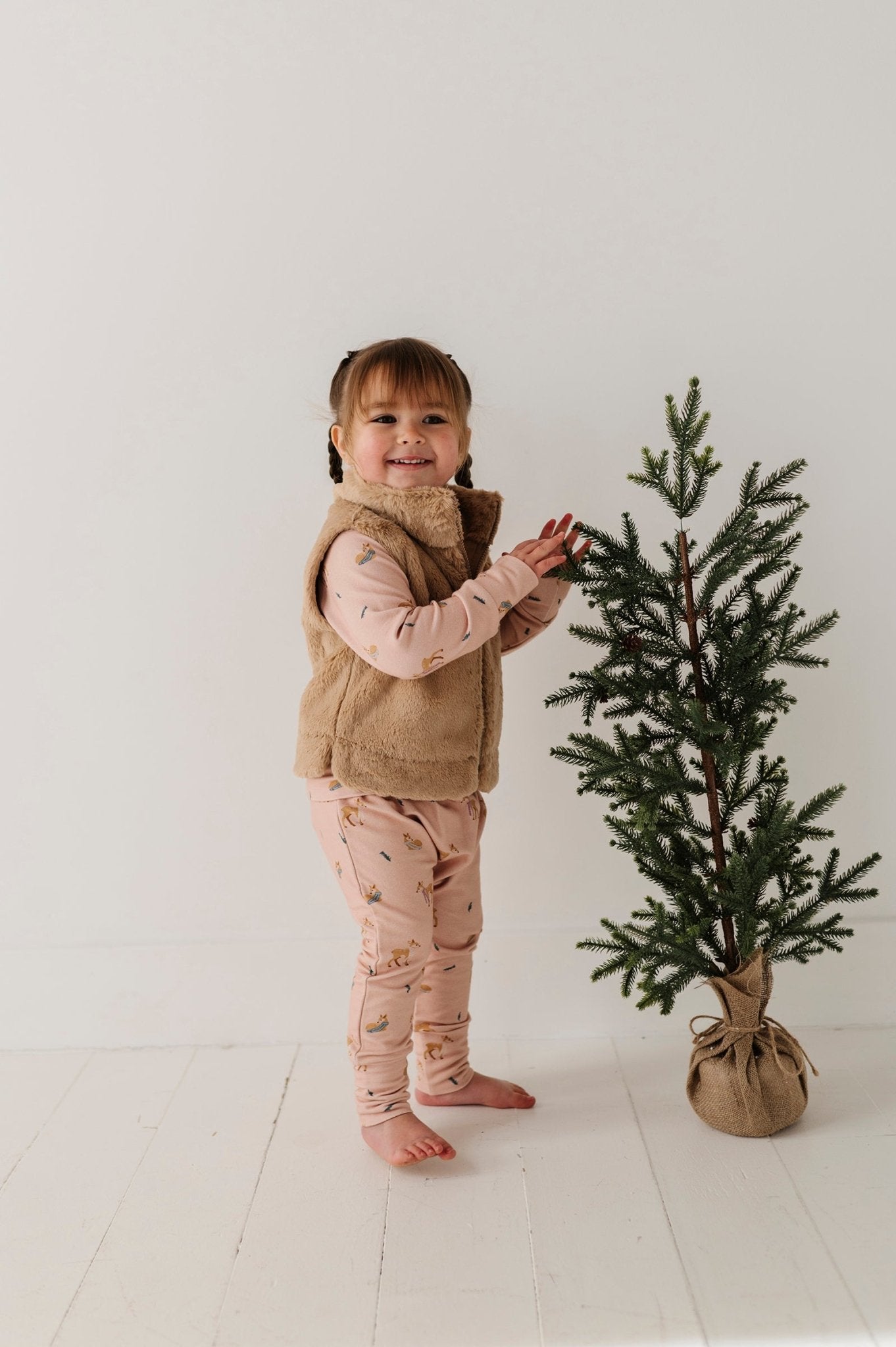 Girl's Fur Vest