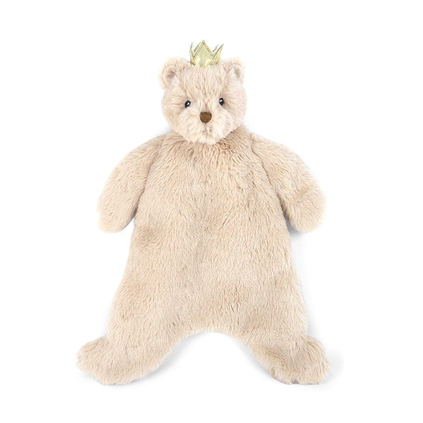 Prince Bear Baby Security Blanket