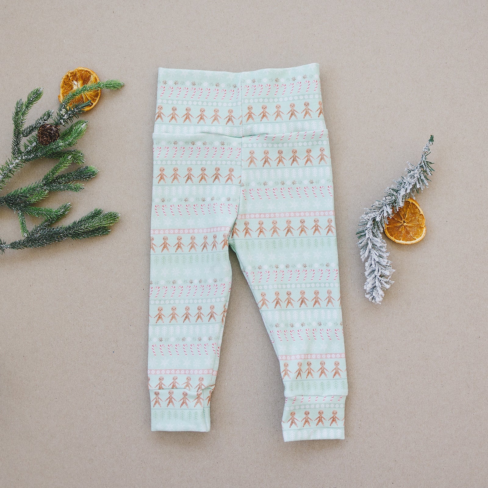 RTS Winter Fair Isle Leggings (Matching) 0-3, 3-6, 6-9, 9-12,12-18, 4T Leggings doodle & jack