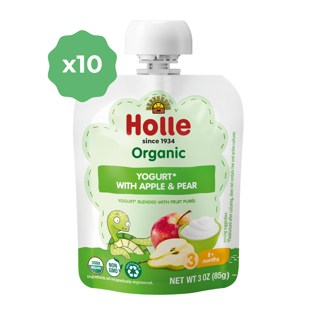 Holle Organic Yogurt Pouches - Apple & Pear