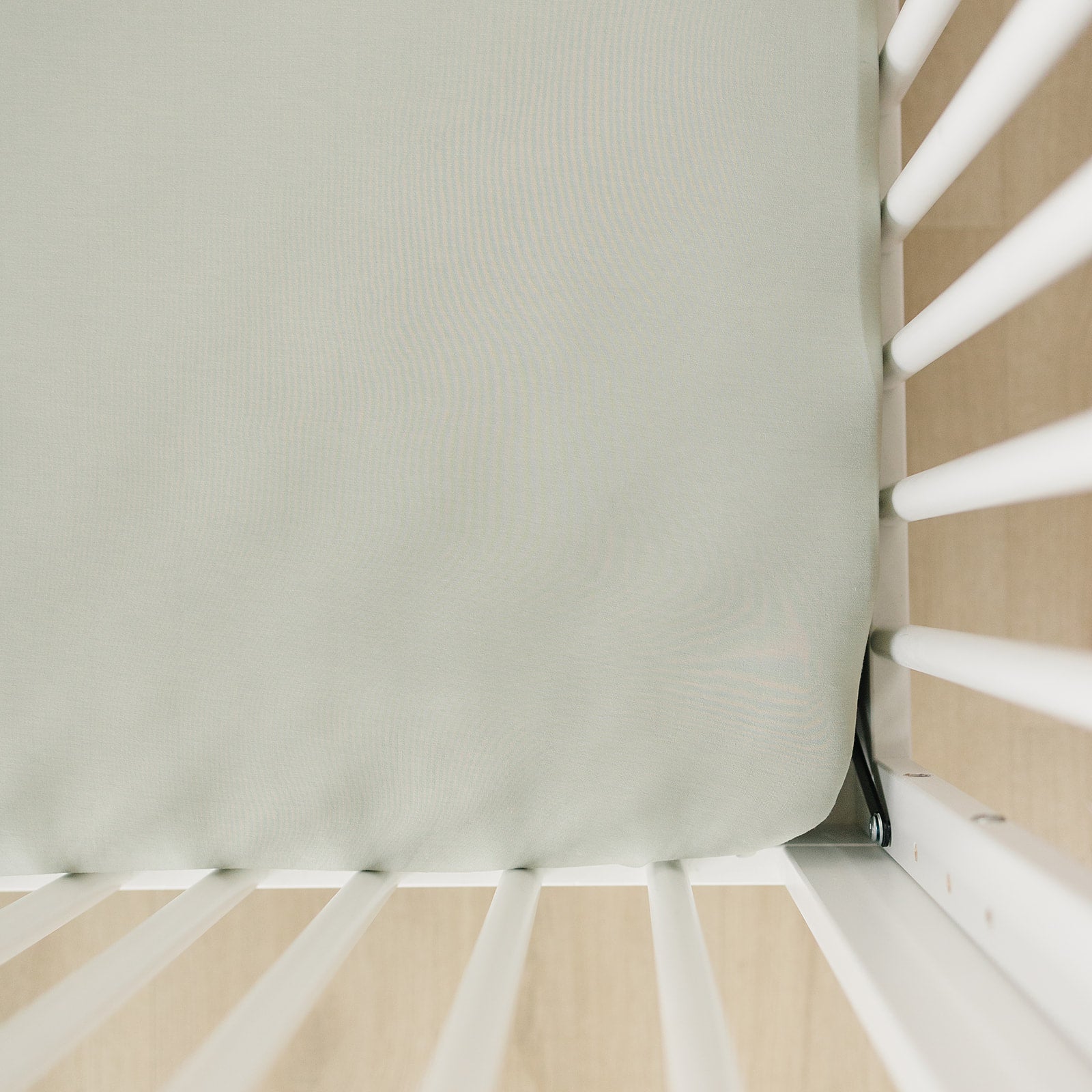 Sage Bamboo Stretch Crib Sheet Mebie Baby